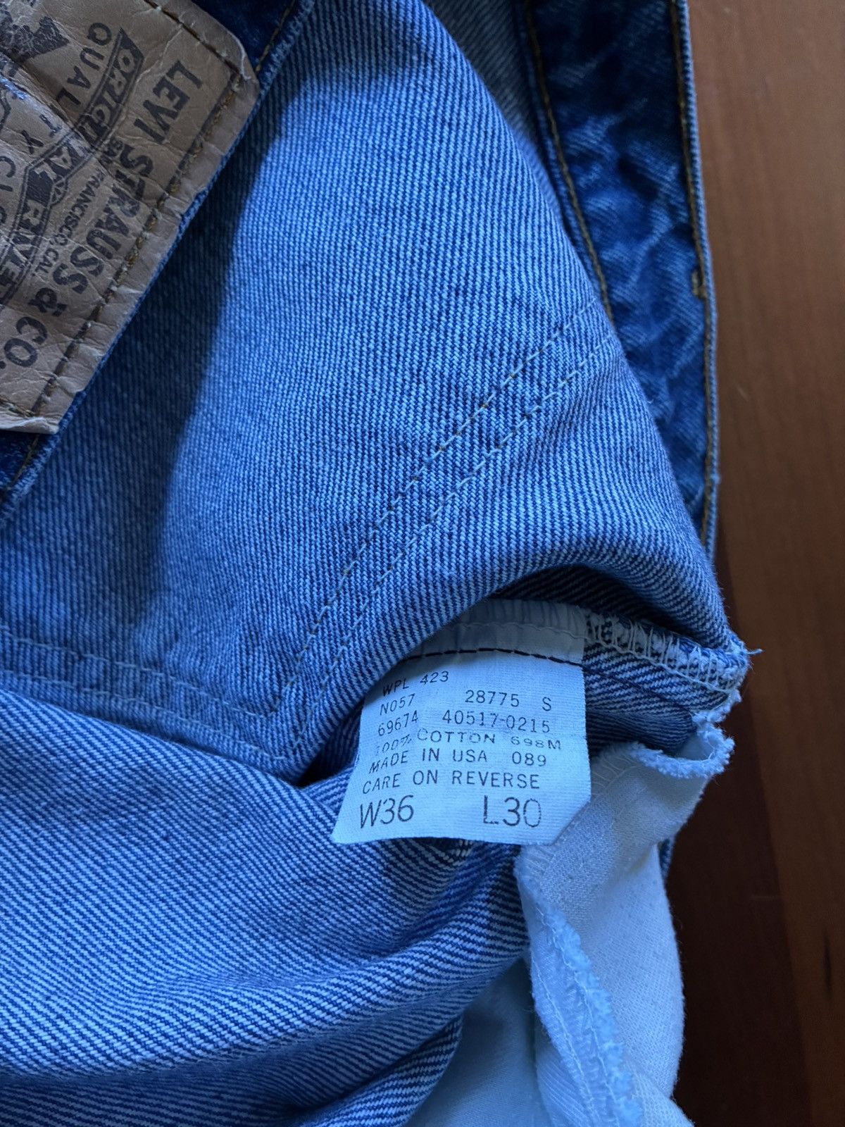 Levi's Vintage 80s Levi’s 517 bootcut denim jeans Size US 34 / EU 50 - 5 Thumbnail