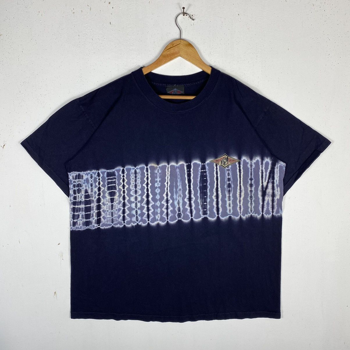 Vintage VINTAGE 90's BEAR SURFBOARDS NAVY TYE DYE SURFING TEE Size US XL / EU 56 / 4 - 2 Thumbnail