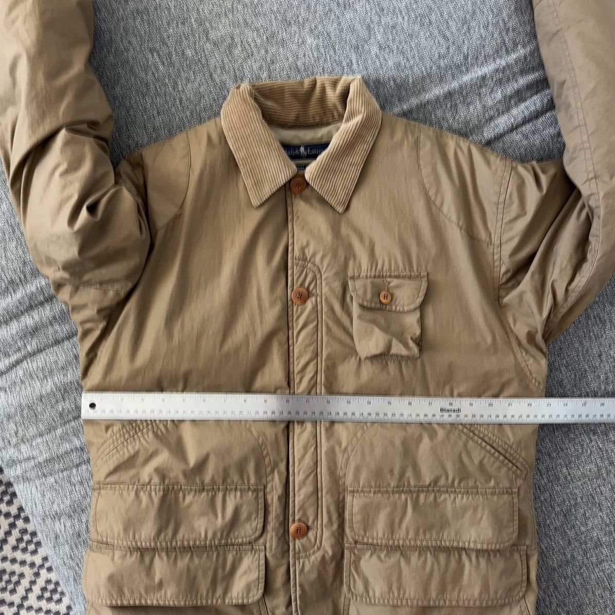 Ralph Lauren Vintage 80s Down Hunting Jacket Insulated Puffer Corduroy Size US M / EU 48-50 / 2 - 14 Thumbnail