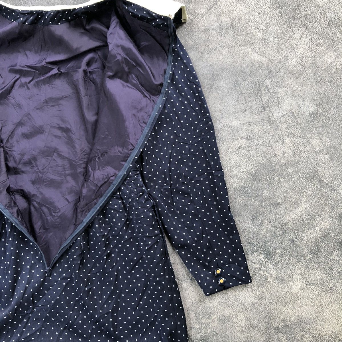 Hanae Mori Vintage HANAE MORI New York Print Silk Dress Size M / US 6-8 / IT 42-44 - 9 Thumbnail