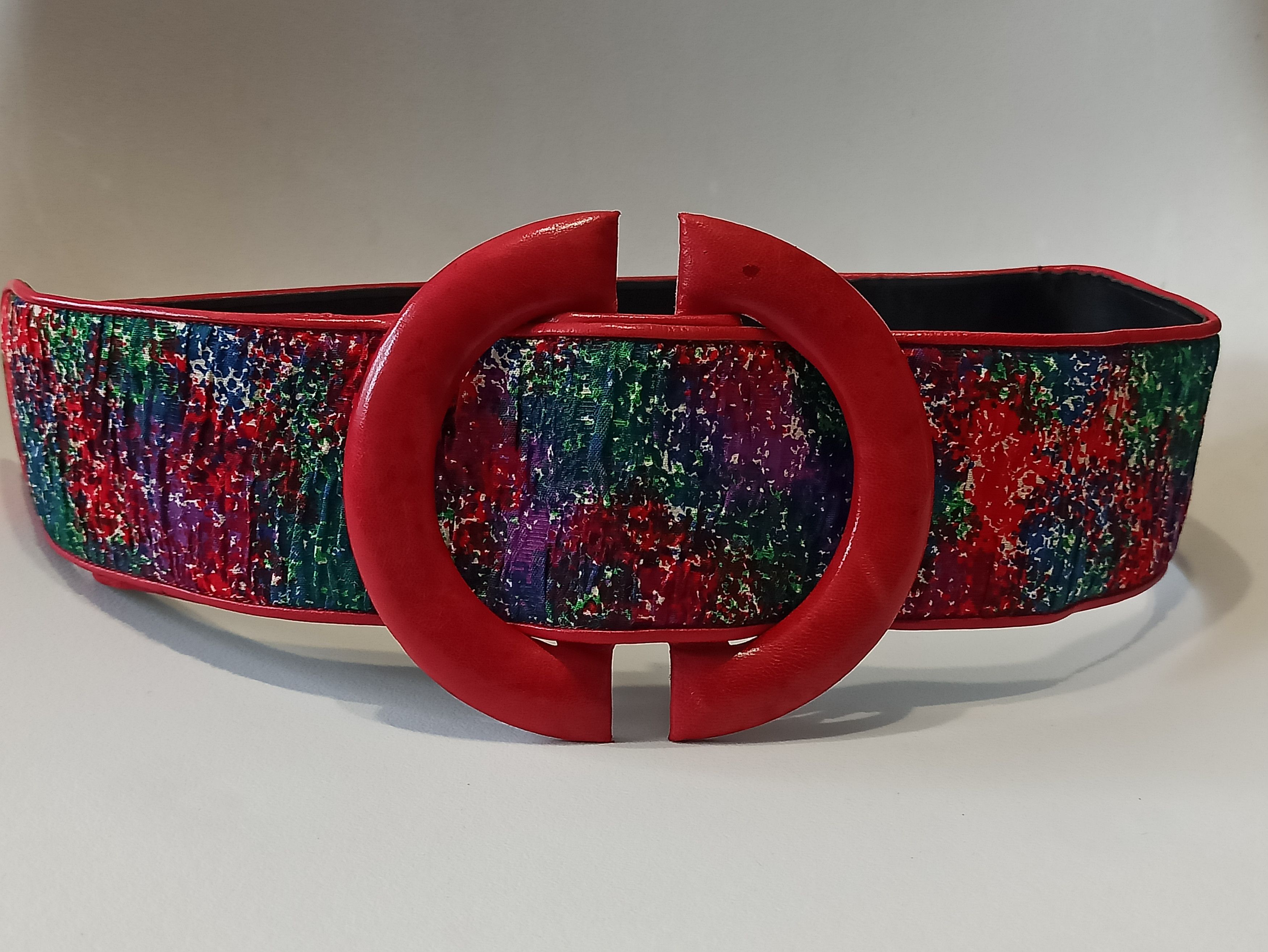 Charles Jourdan × Vintage Charles Jourdan belt red wide vintage Italy Size ONE SIZE - 1 Thumbnail