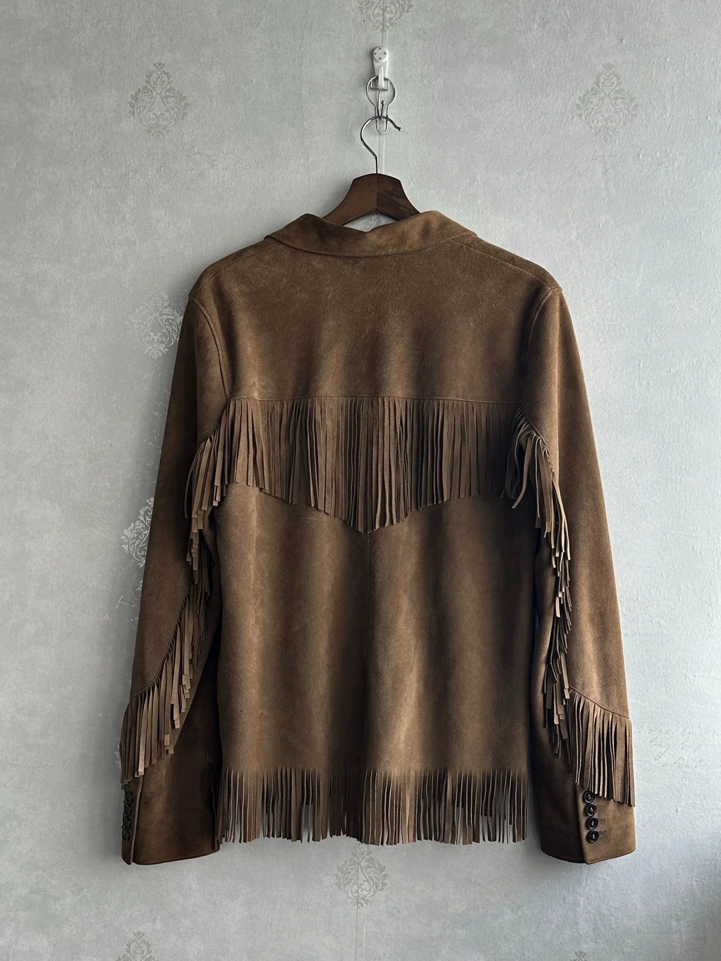 Saint Laurent Paris Saint Laurent SLP15SS Suede Fringed Jacket Size US M / EU 48-50 / 2 - 2 Thumbnail