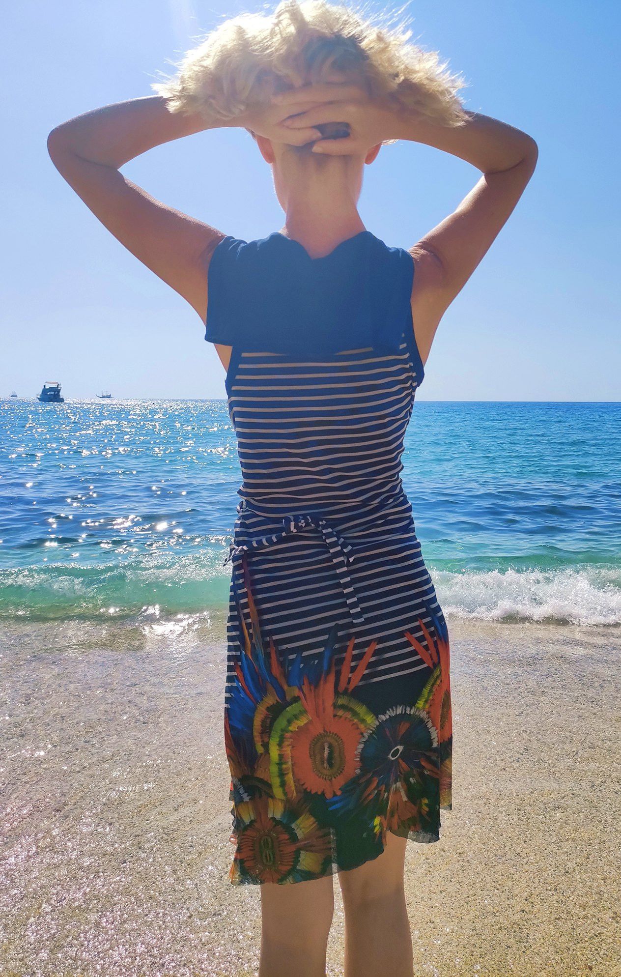 Jean Paul Gaultier Jean Paul Gaulter Striped Feather Sailor Parrot Aztec Dress Size M / US 6-8 / IT 42-44 - 5 Thumbnail