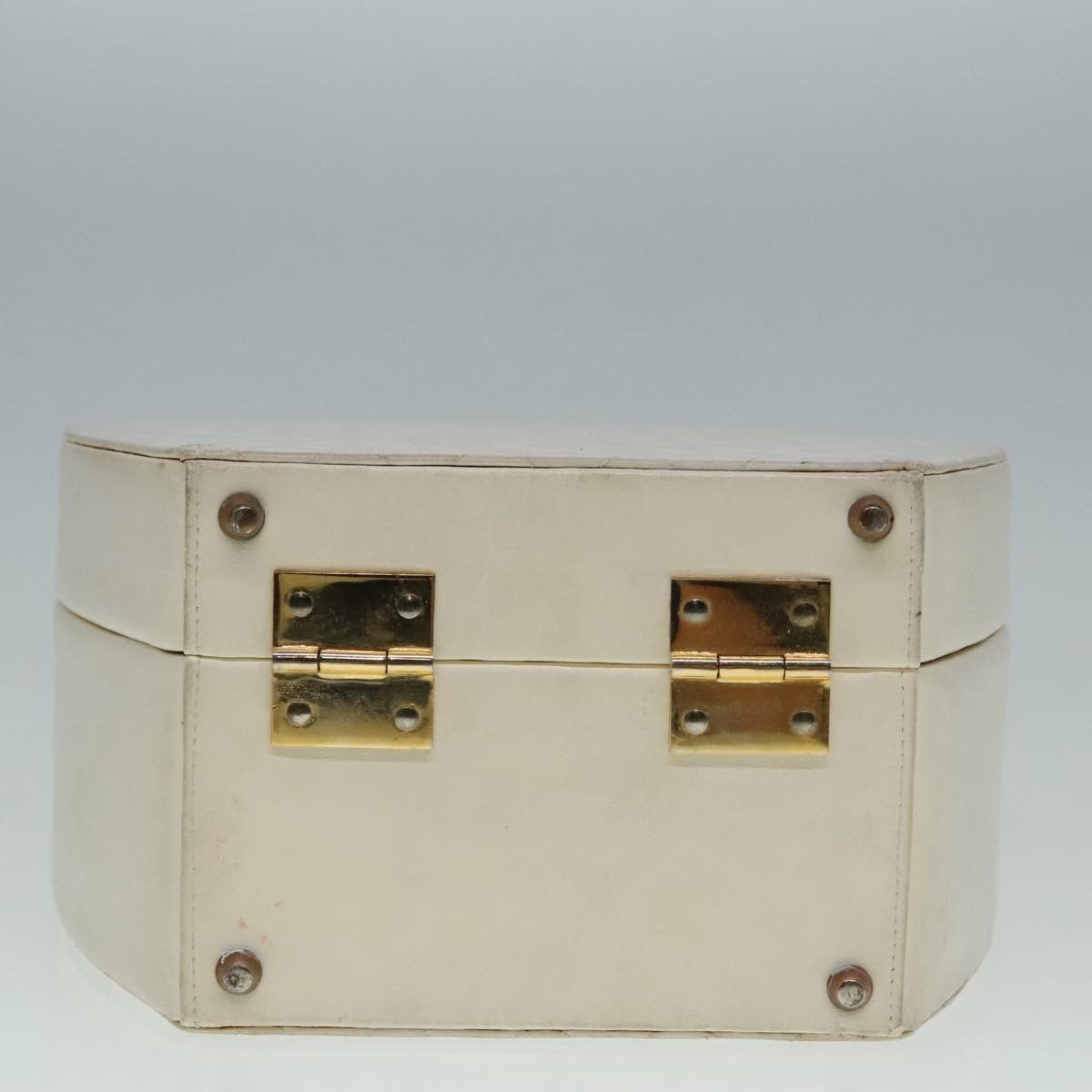 Chanel CHANEL Vanity Hand Bag Leather White CC Size ONE SIZE - 5 Thumbnail