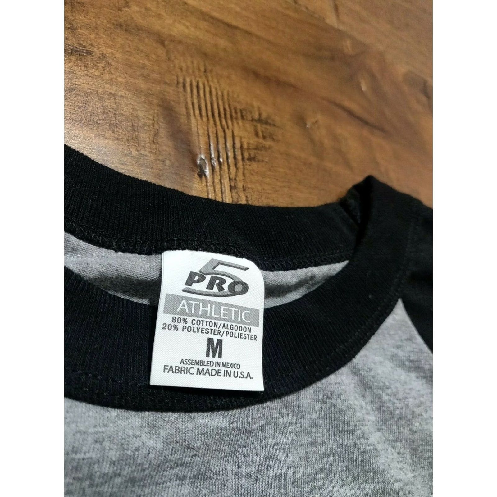 Vintage San Diego California Surf Gray/Black Raglan Baseball T-Shirt - Men's M Size US M / EU 48-50 / 2 - 3 Thumbnail