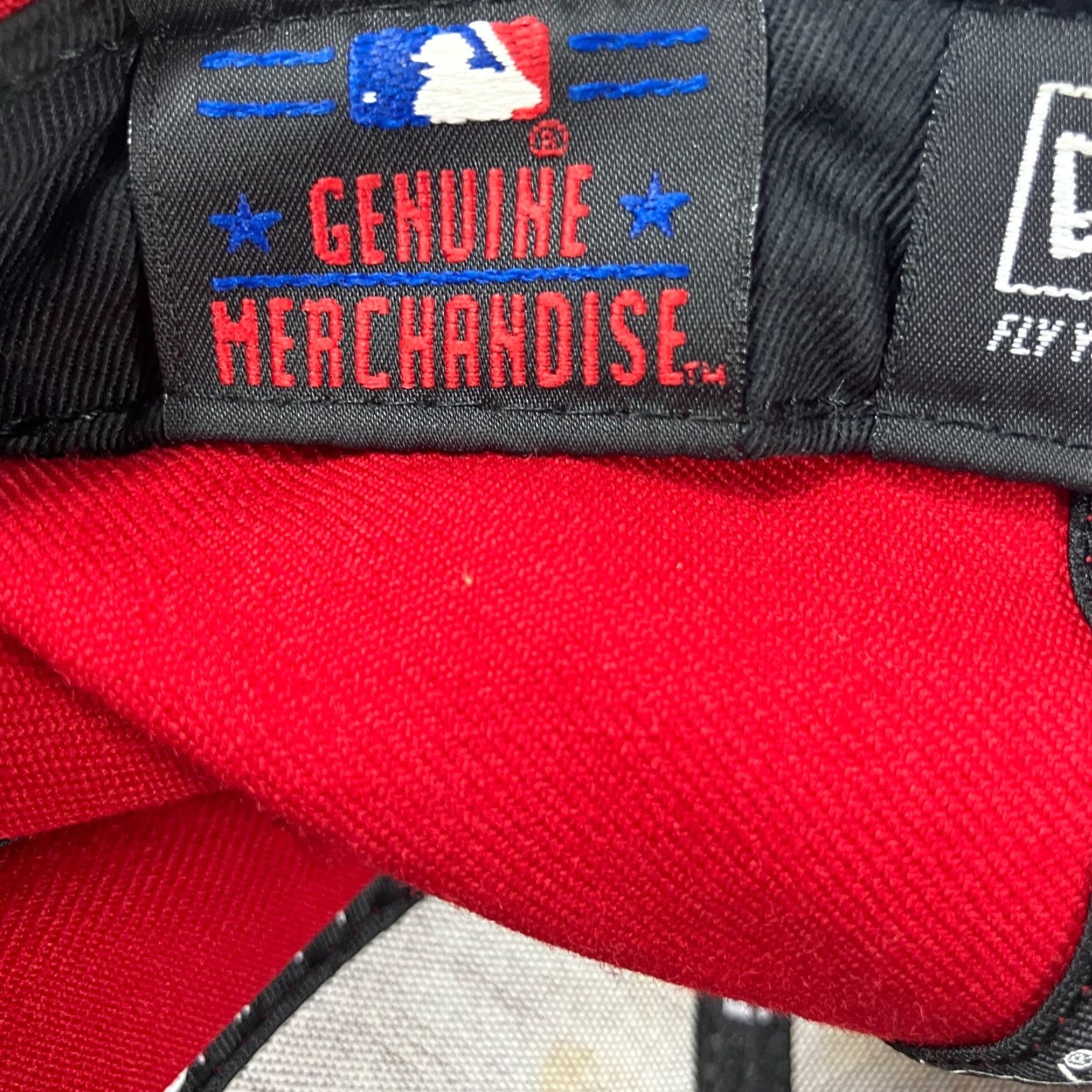 New Era New Era 59Fifty San Francisco Giants Exclusive Fitted Hat 7 3/8 Blue Red Solid Twill Baseball Cap Mens Holiday Sports Cap Adults Regular Size 7 1/2 Size ONE SIZE - 6 Thumbnail