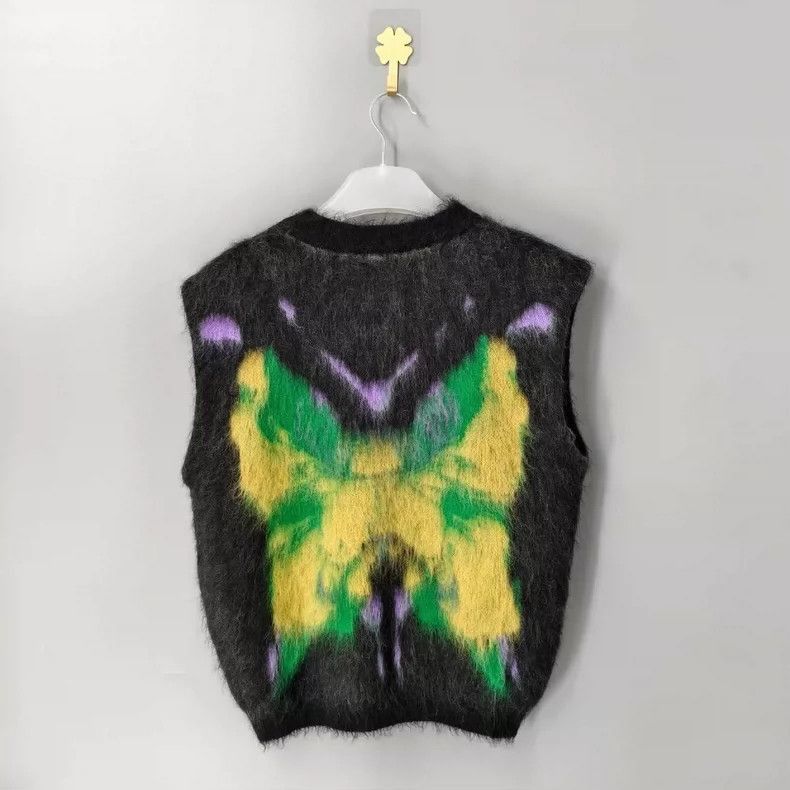 Louis Vuitton black sleeveless butterfly pattern sweater vest-2507 Size US S / EU 44-46 / 1 - 2 Thumbnail
