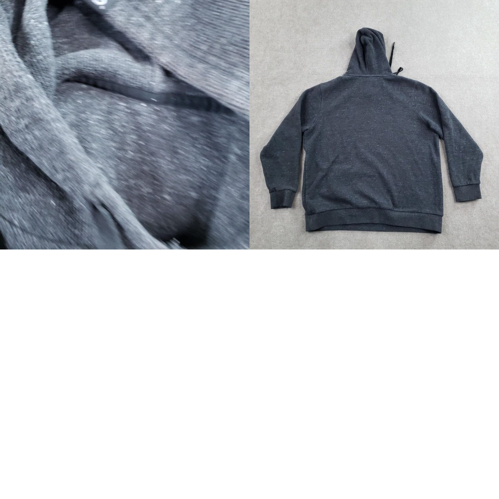 Vintage OOFOS Hoodie Mens Large Gray Pullover Kangaroo Pocket Fleece Logo Sweatshirt Size US L / EU 52-54 / 3 - 8 Thumbnail