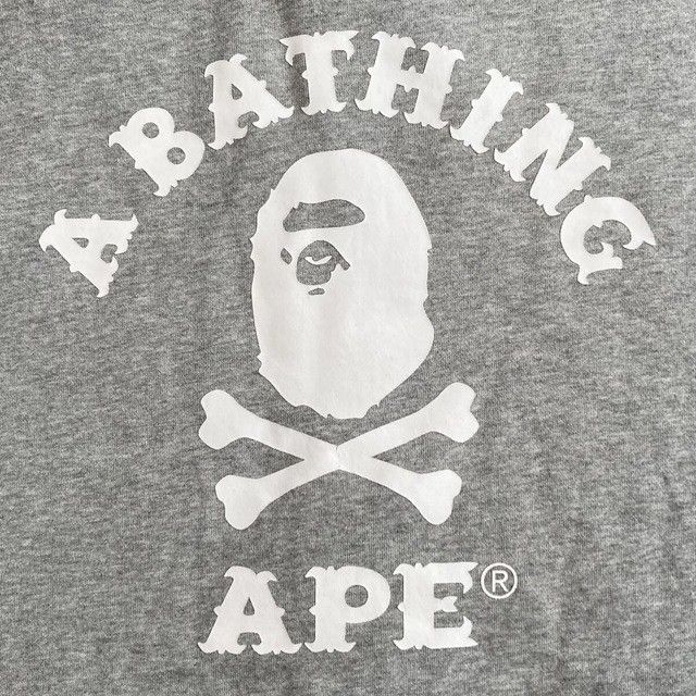 Bape ☠️Pirate Store☠️ BAPE SKULL BONE College Logo Zip Hoodie APE Size US XL / EU 56 / 4 - 4 Thumbnail