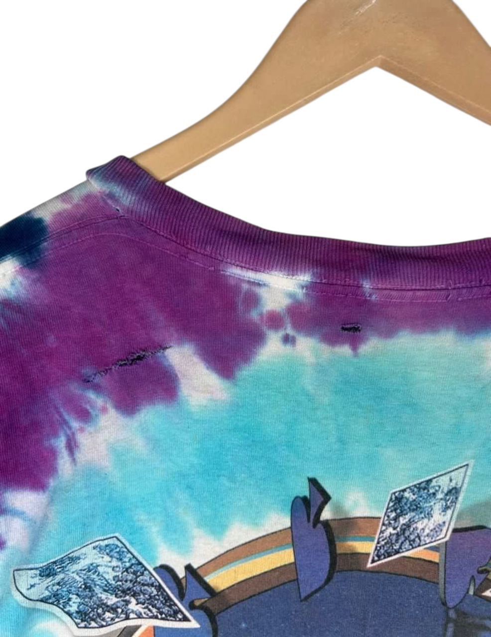 Band Tees × Grateful Dead Vintage Grateful Dead 90s Tye Die Tshirt Size US XXL / EU 58 / 5 - 6 Thumbnail