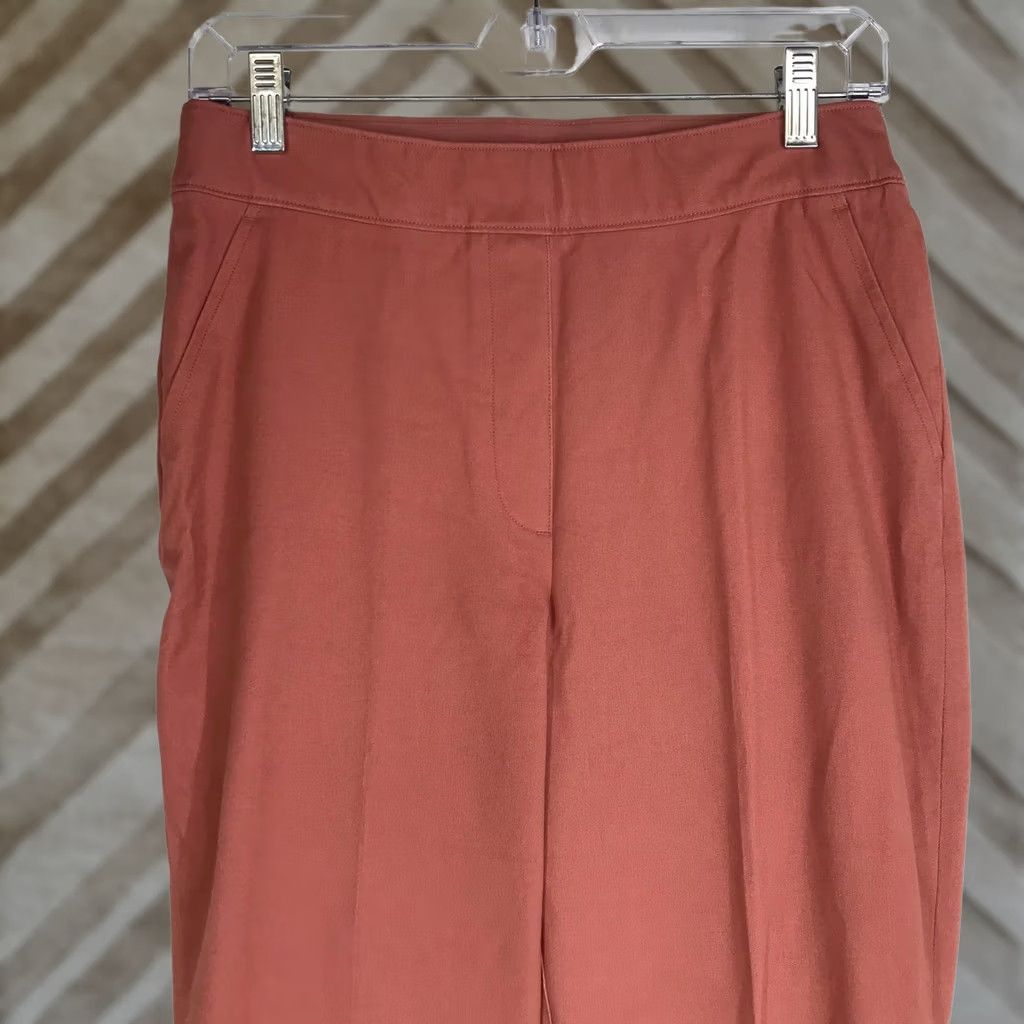 Spanx SPANX Women's Cropped Pants Rose Pink Straight Leg Elastic Waist Size S Size 28" / US 6 / IT 42 - 1 Thumbnail