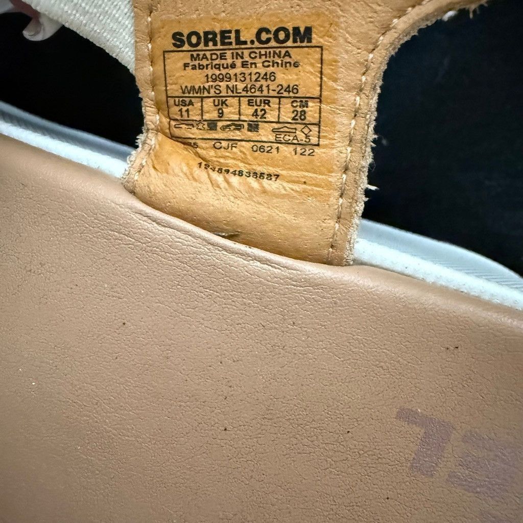 SOREL Sorel Cameron sandal platform slingback leather beige 11 Size US 11 / IT 41 - 9 Thumbnail