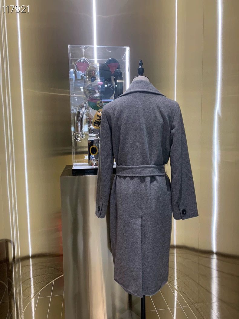 Max Mara Max Mara Grey belted wool coat Size M / US 6-8 / IT 42-44 - 2 Thumbnail
