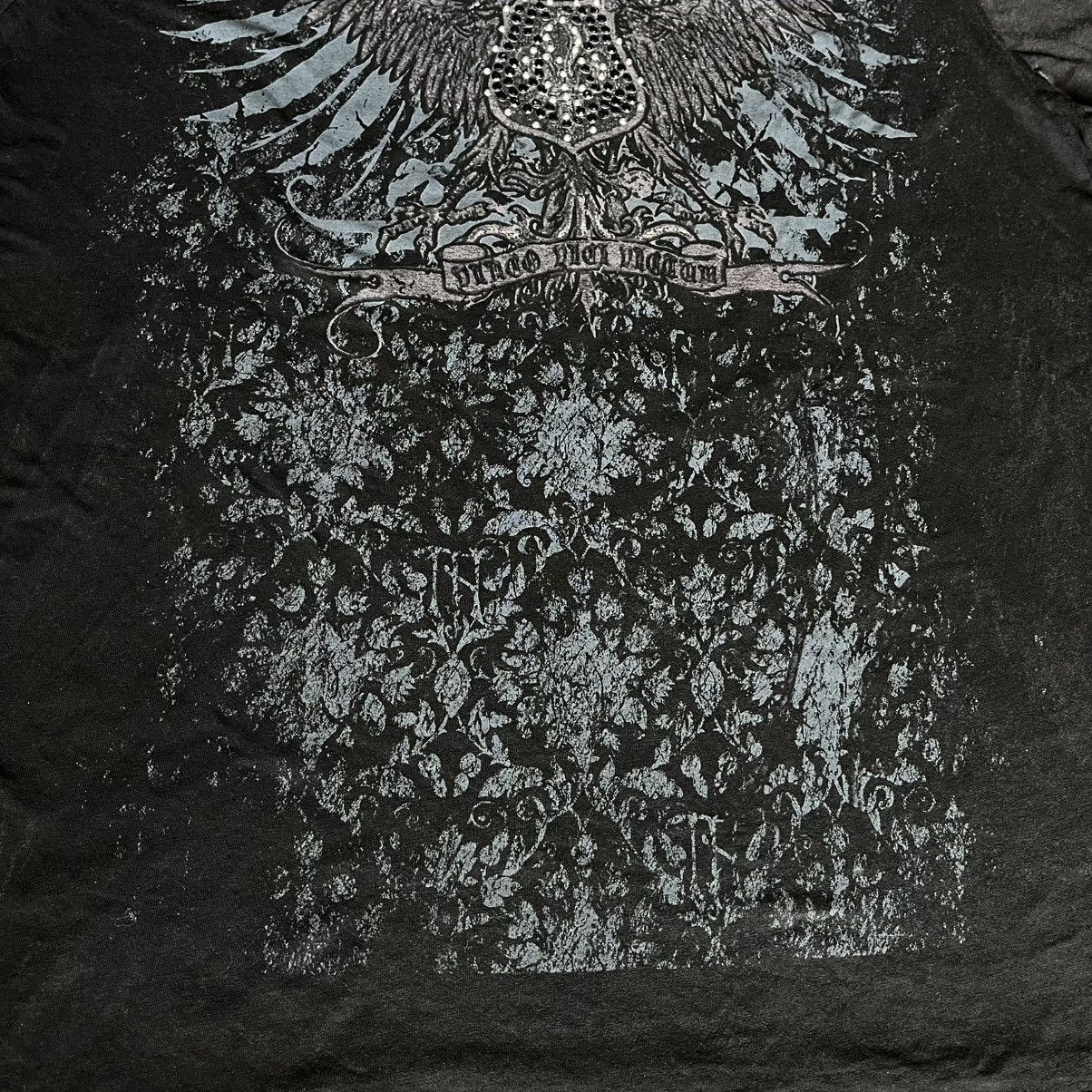 Affliction Vintage Y2K Affliction Style Studded Wings Graphic Logo Tee Size US XXL / EU 58 / 5 - 2 Thumbnail