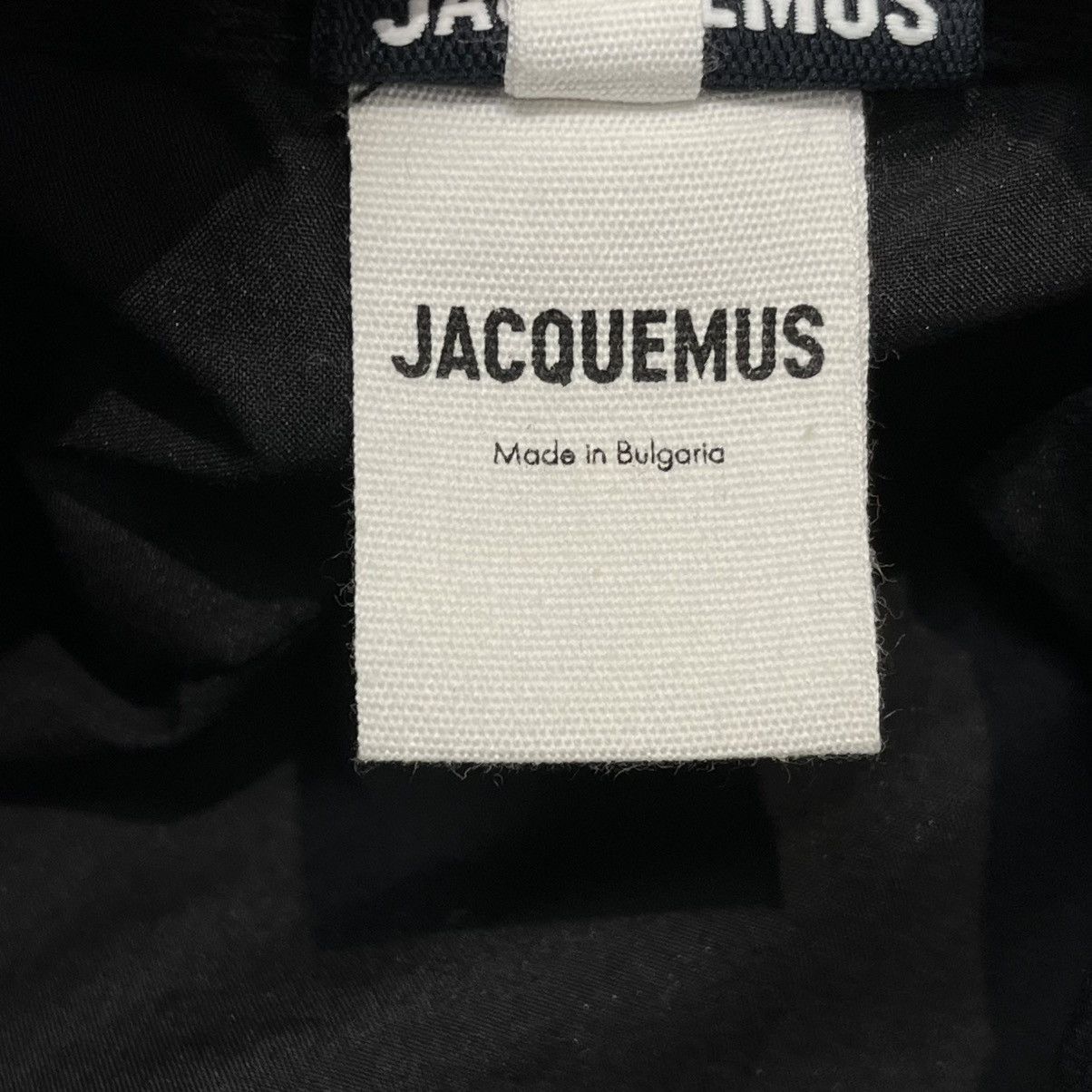 Jacquemus Jacquemus Denim Bucket Hat Black Size ONE SIZE - 9 Thumbnail