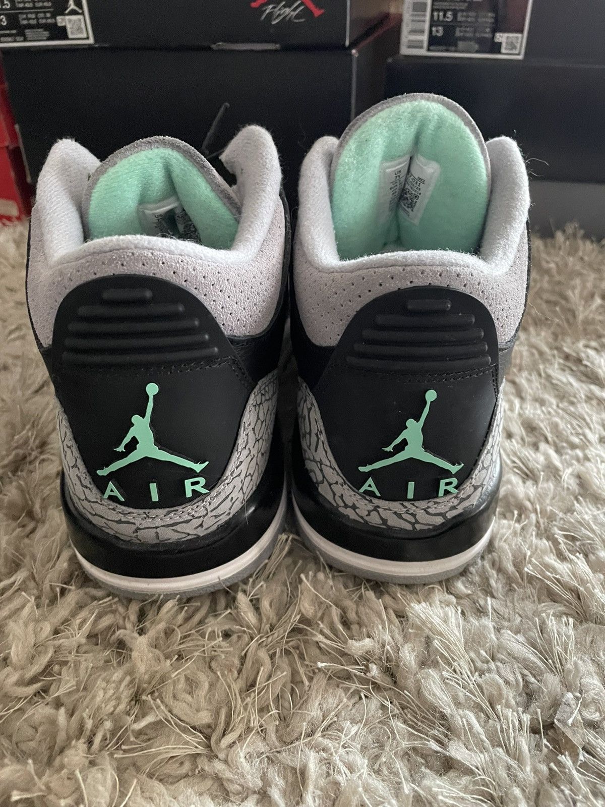 Jordan Brand Jordan 3 Green Glow Size US 7 / EU 40 - 6 Thumbnail
