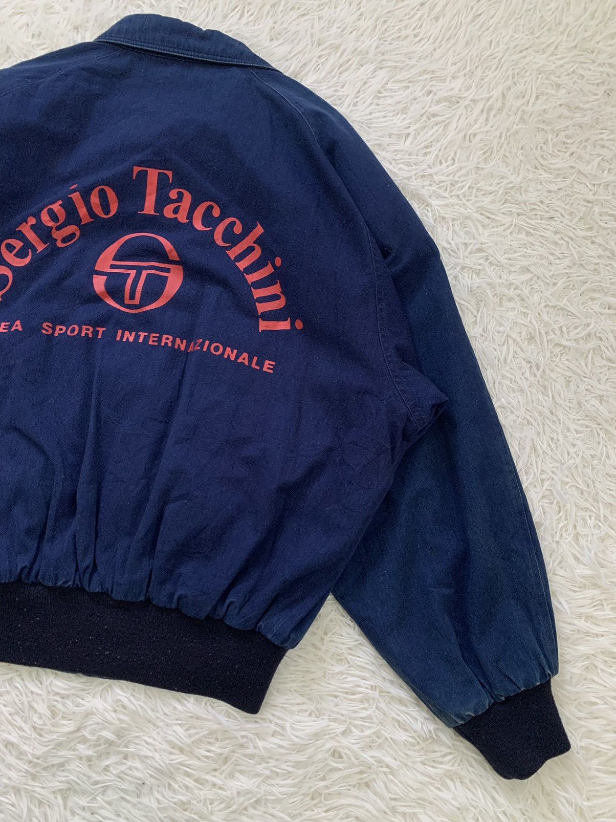 Sergio Tacchini Sergio Tacchini Big Print Logo Bomber Jacket Size US L / EU 52-54 / 3 - 6 Thumbnail