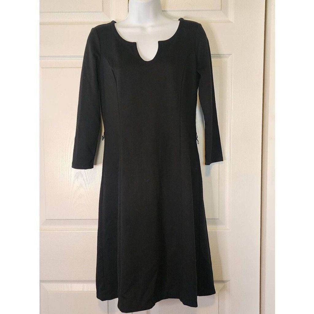 Ann Taylor Ann Taylor Loft Black Deras Size XS / US 0-2 / IT 36-38 - 2 Thumbnail