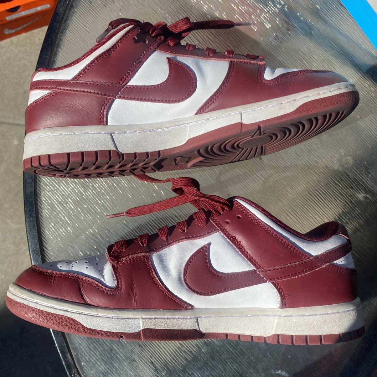 Nike Size 9.5 - Nike Dunk Low retro Team Red Size US 9.5 / EU 42-43 - 3 Thumbnail