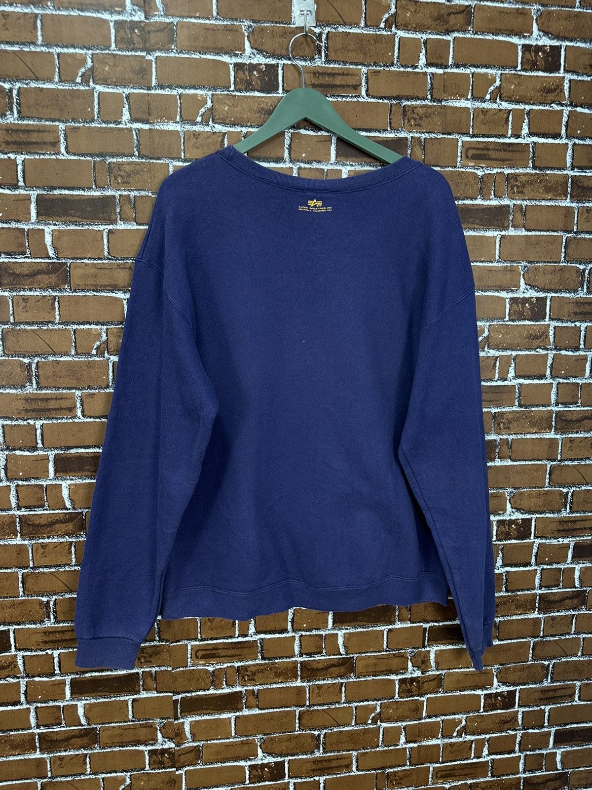 Alpha Industries Vtg Alpha Industries US Army Airforce Faded Sweatshirt Z400 Size US XL / EU 56 / 4 - 6 Thumbnail