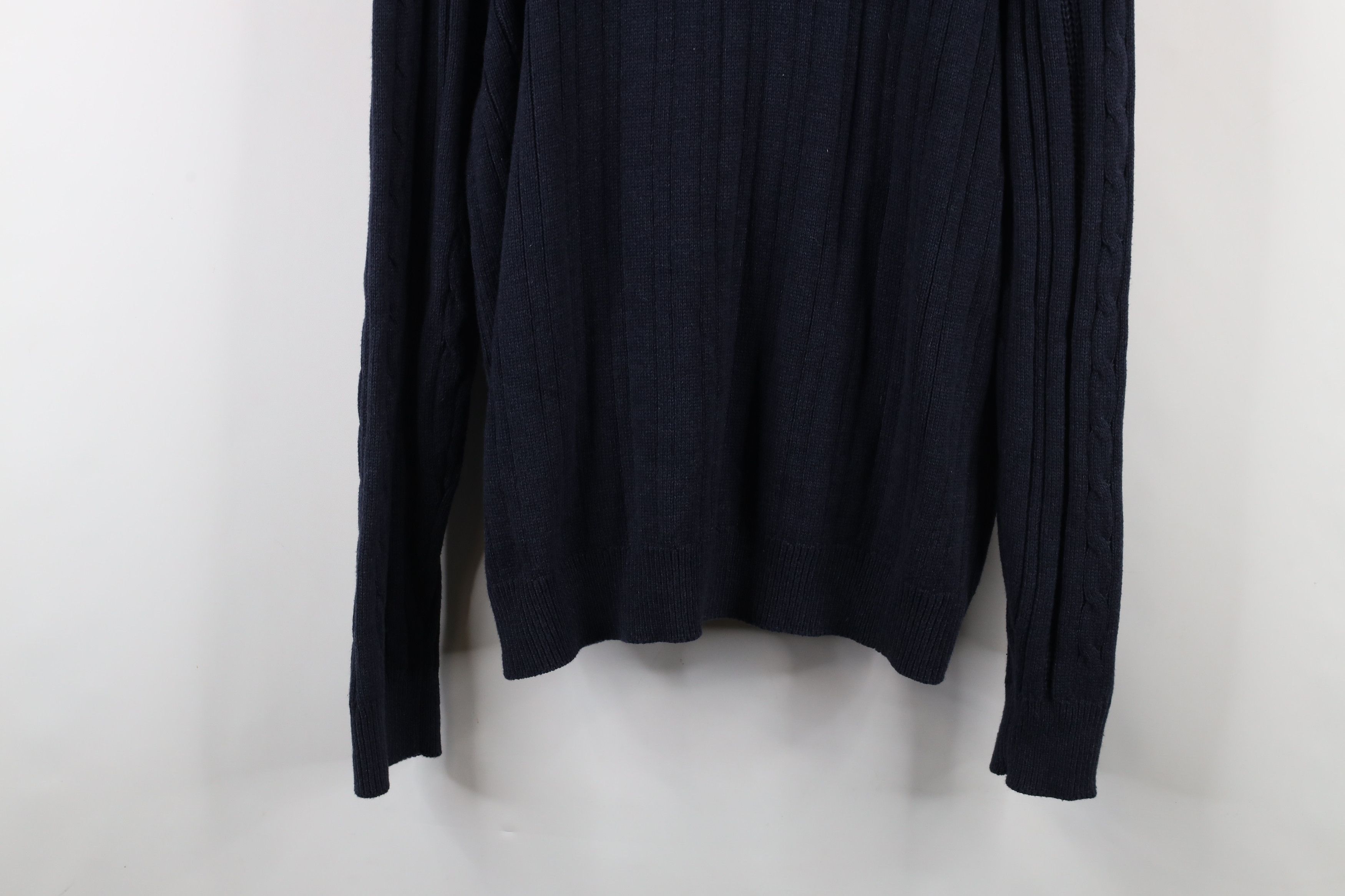 Vintage Vintage 90s Streetwear Chunky Cable Knit Cardigan Sweater Size US L / EU 52-54 / 3 - 15 Thumbnail
