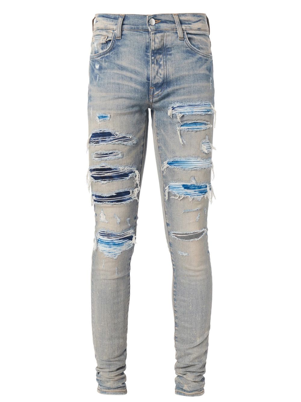 Amiri o1gr1nt0924 Tie Dye Bandana Thrasher Jeans in Clay Indigo Size US 34 / EU 50 - 1 Thumbnail