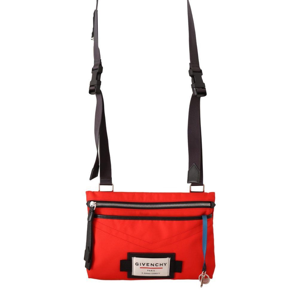 Givenchy Givenchy Red Polyamide Downtown Flat Crossbody Bag Size ONE SIZE - 2 Thumbnail