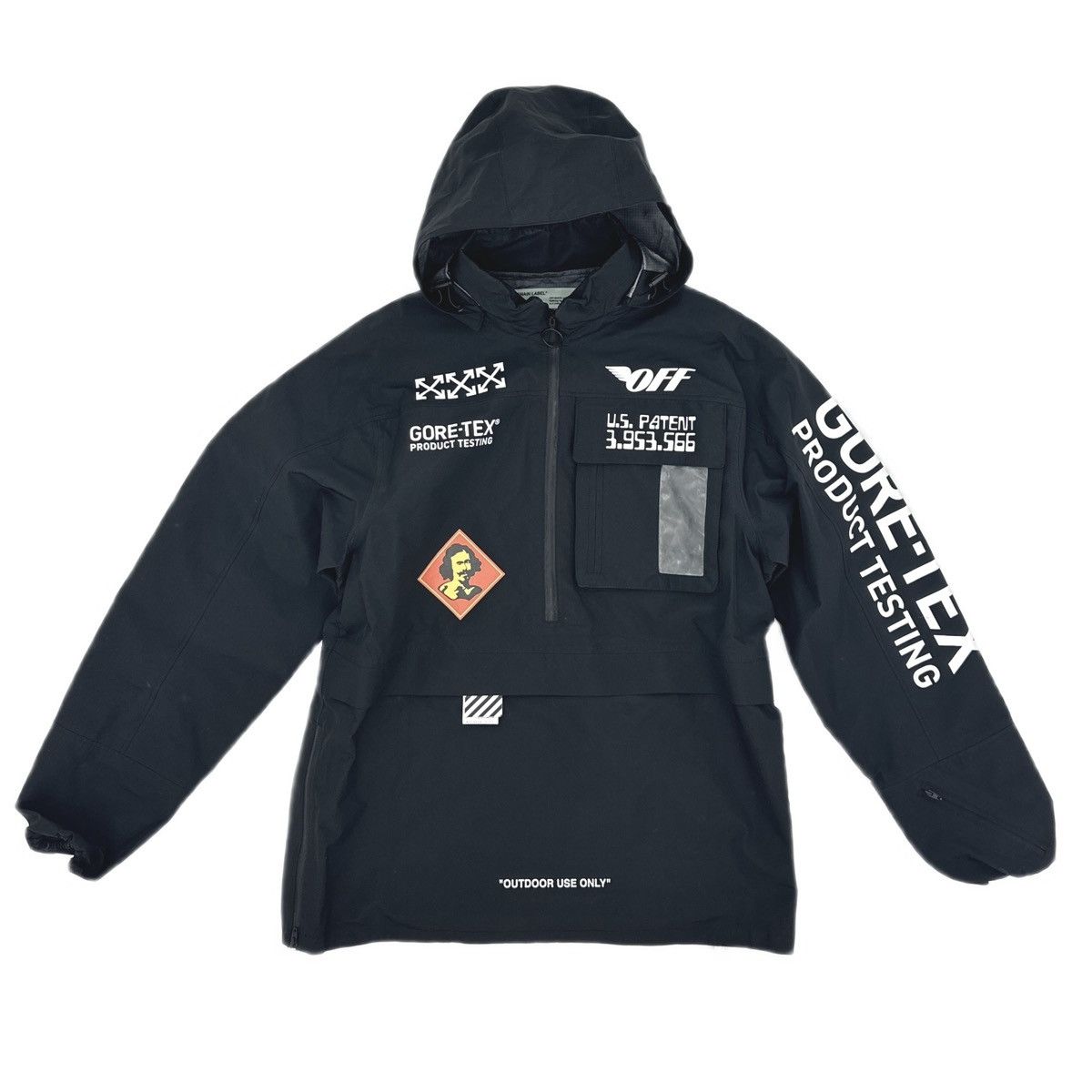 Off-White Off-White x GORE-TEX Printed Anorak jacket Size US M / EU 48-50 / 2 - 1 Thumbnail