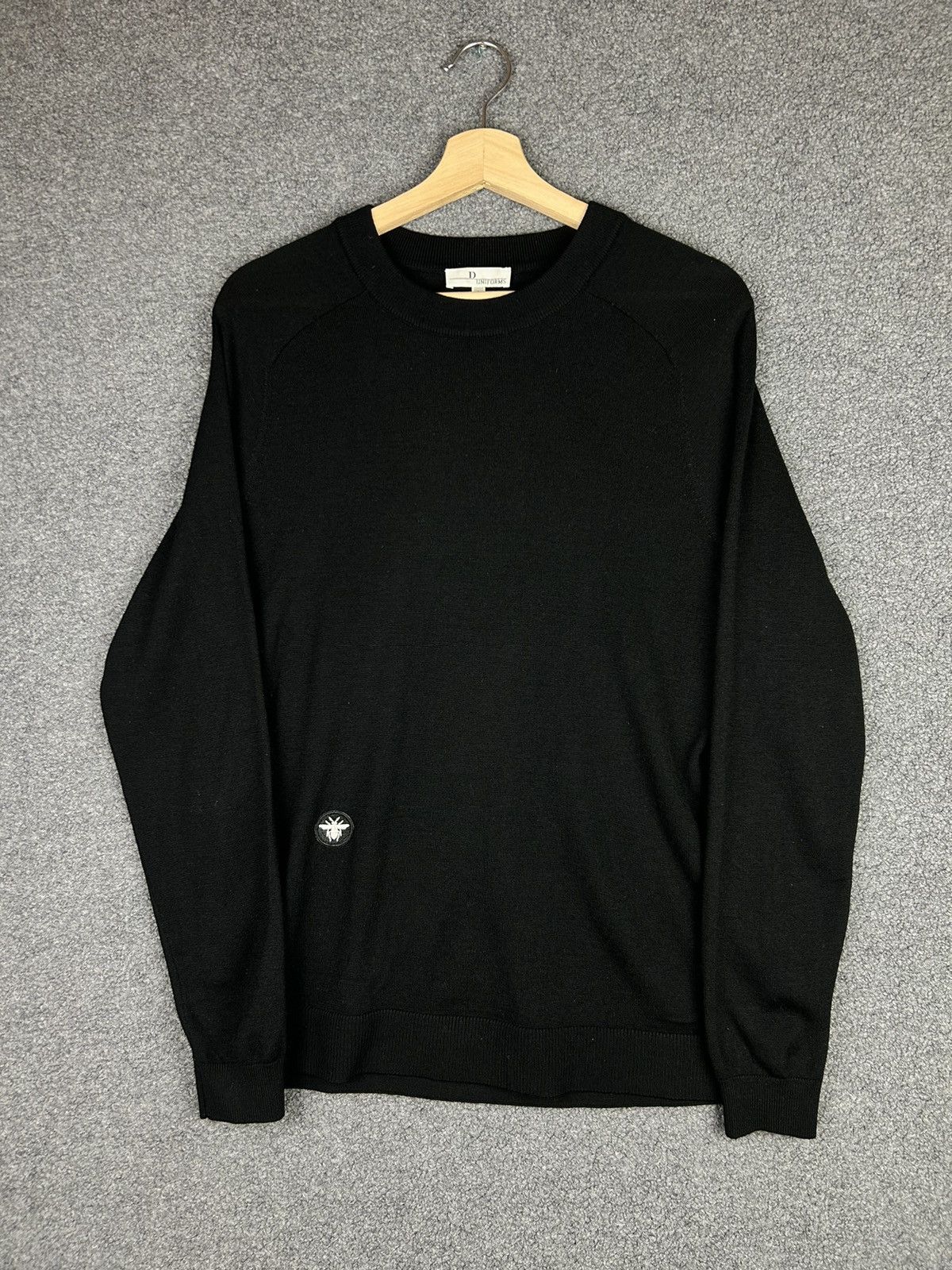 image of Dior Uniforms 2021 Wool Sweater in Black, Men's (Size Large)