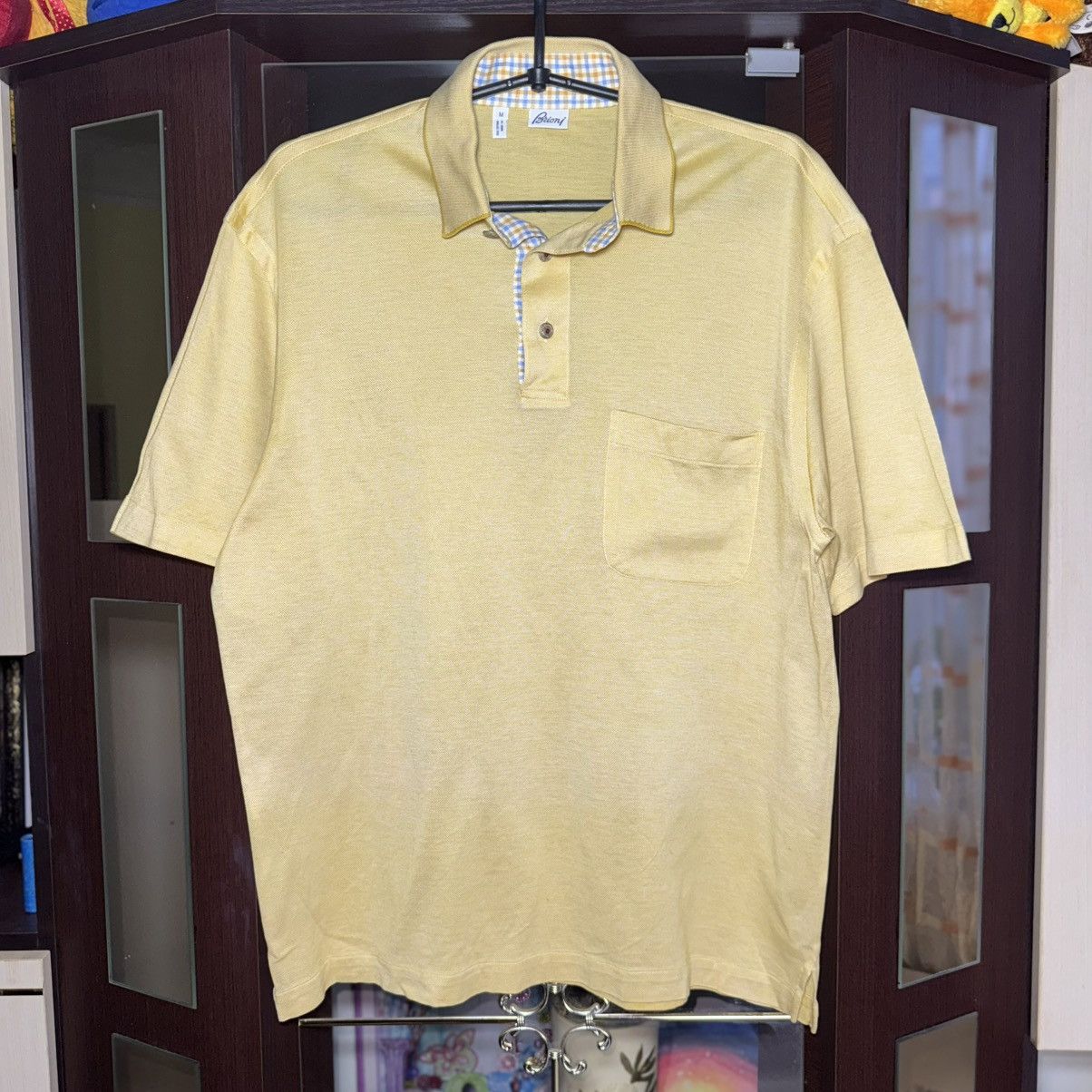 Brioni Vintage Brioni Gold Polo T-Shirt Old Money Size M Size US M / EU 48-50 / 2 - 1 Thumbnail
