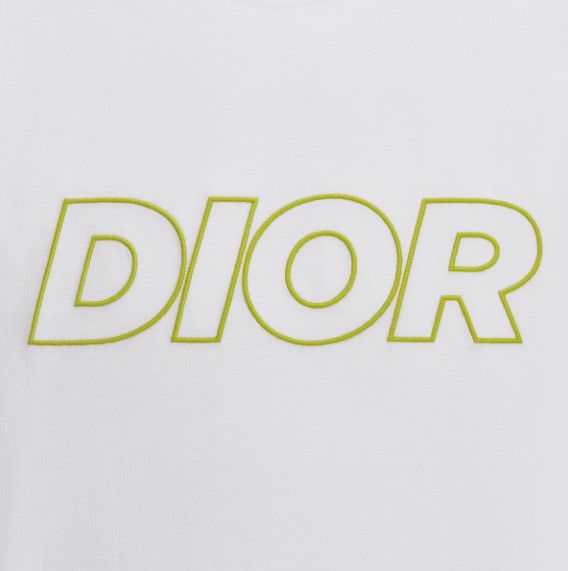 Dior o1w1db10824 Relaxed-fit T-Shirt in White Size US L / EU 52-54 / 3 - 3 Thumbnail