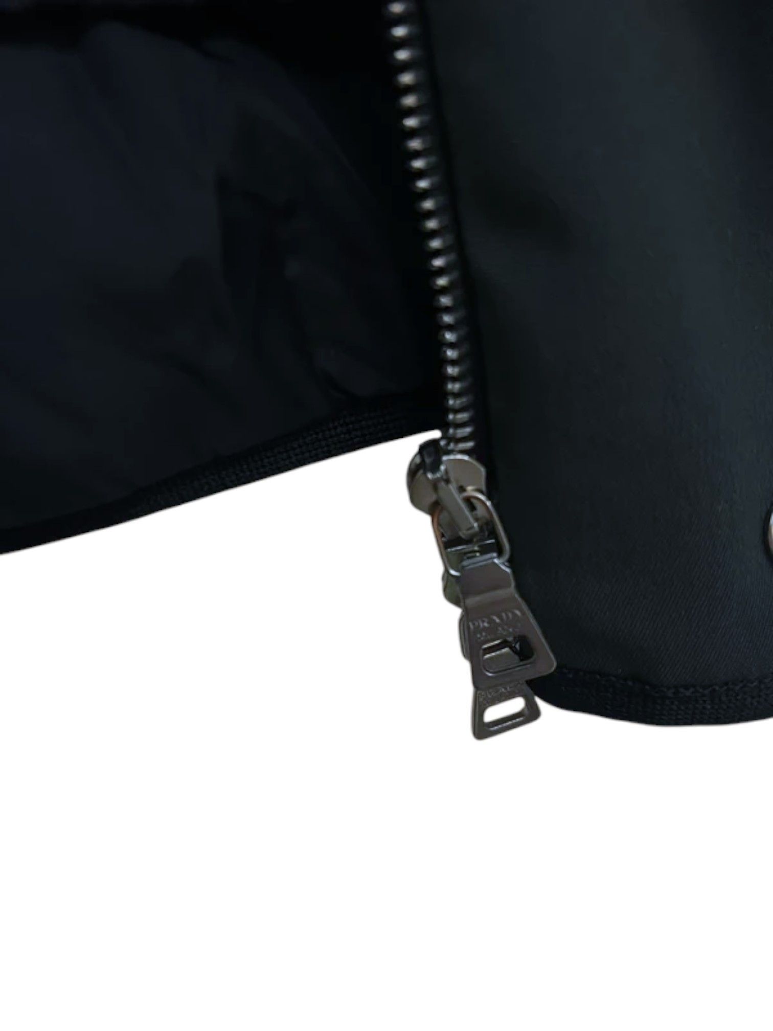 Prada Prada Technical Hooded Zip Snap Jacket c. 2010s Size US L / EU 52-54 / 3 - 8 Thumbnail