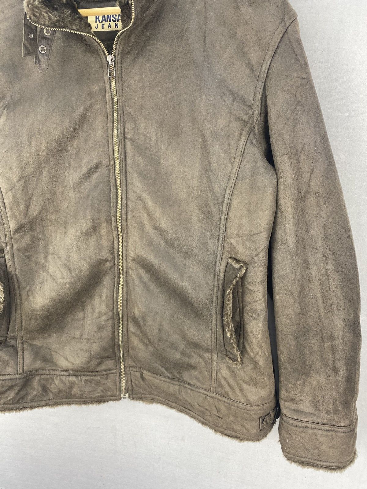 Kansai Yamamoto Kansai Jeans by Kansai Yamamoto B-3 Moleskin Flight Jacket Size US M / EU 48-50 / 2 - 3 Thumbnail