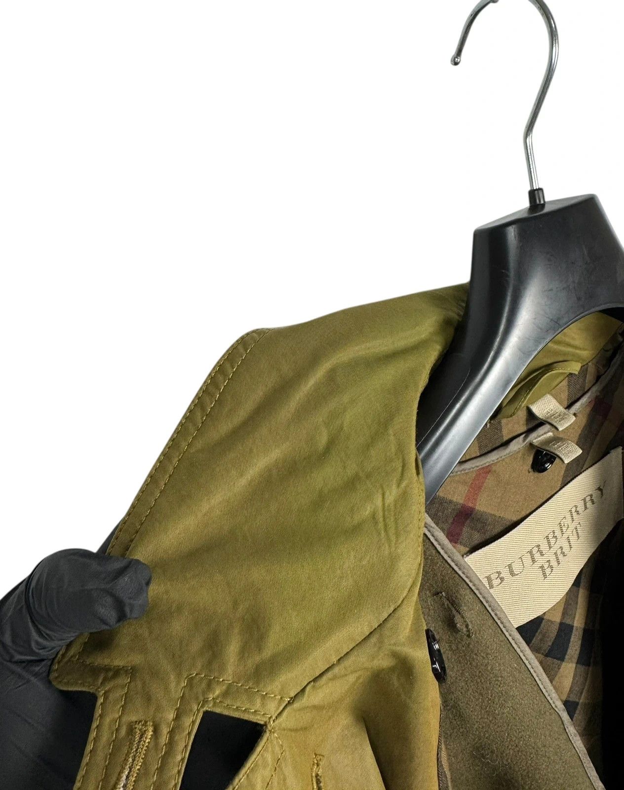 Burberry Burberry Brit Utility Trench Coat Belted Lined size UK12 Size M / US 6-8 / IT 42-44 - 11 Thumbnail