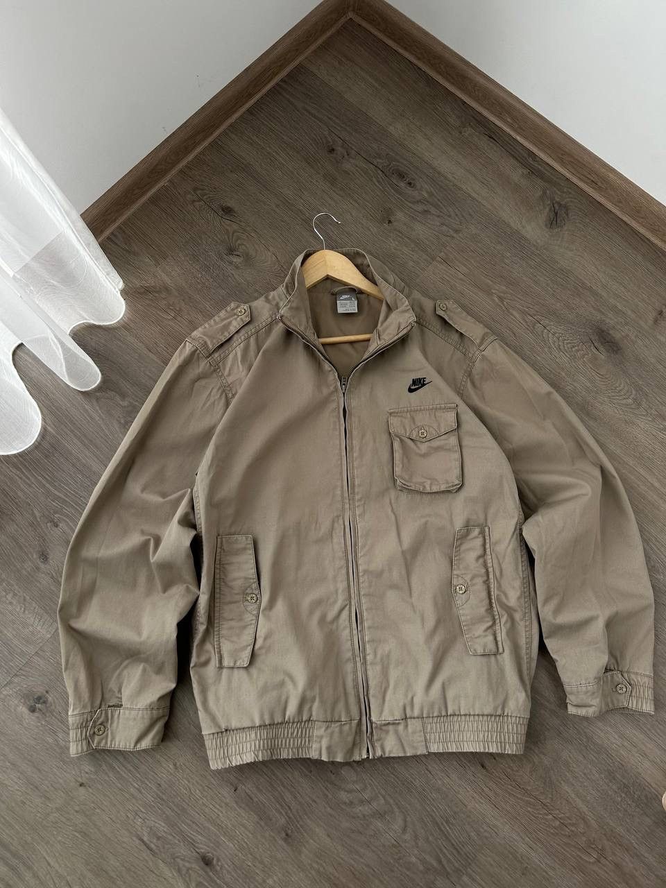 Nike × Nike ACG × Vintage Vintage Nike Beige Pocket Jacket Size US L / EU 52-54 / 3 - 4 Thumbnail