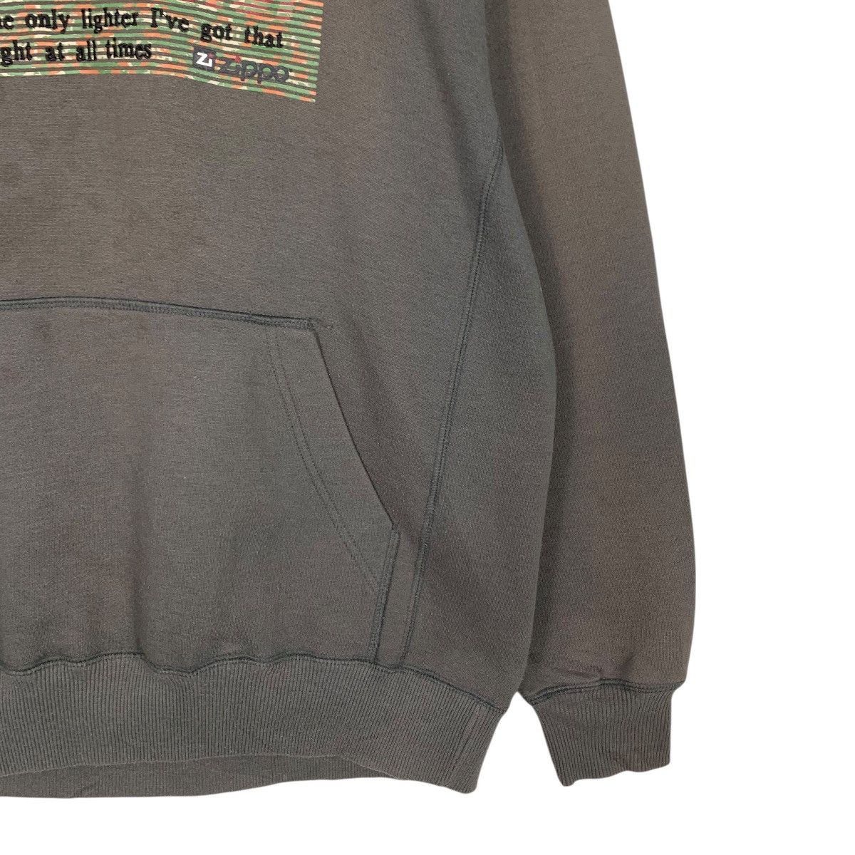 Zippo Vintage 90’s ZIPPO Pullover Hoodie Sweatshirt #3639-C166 Size US L / EU 52-54 / 3 - 7 Thumbnail