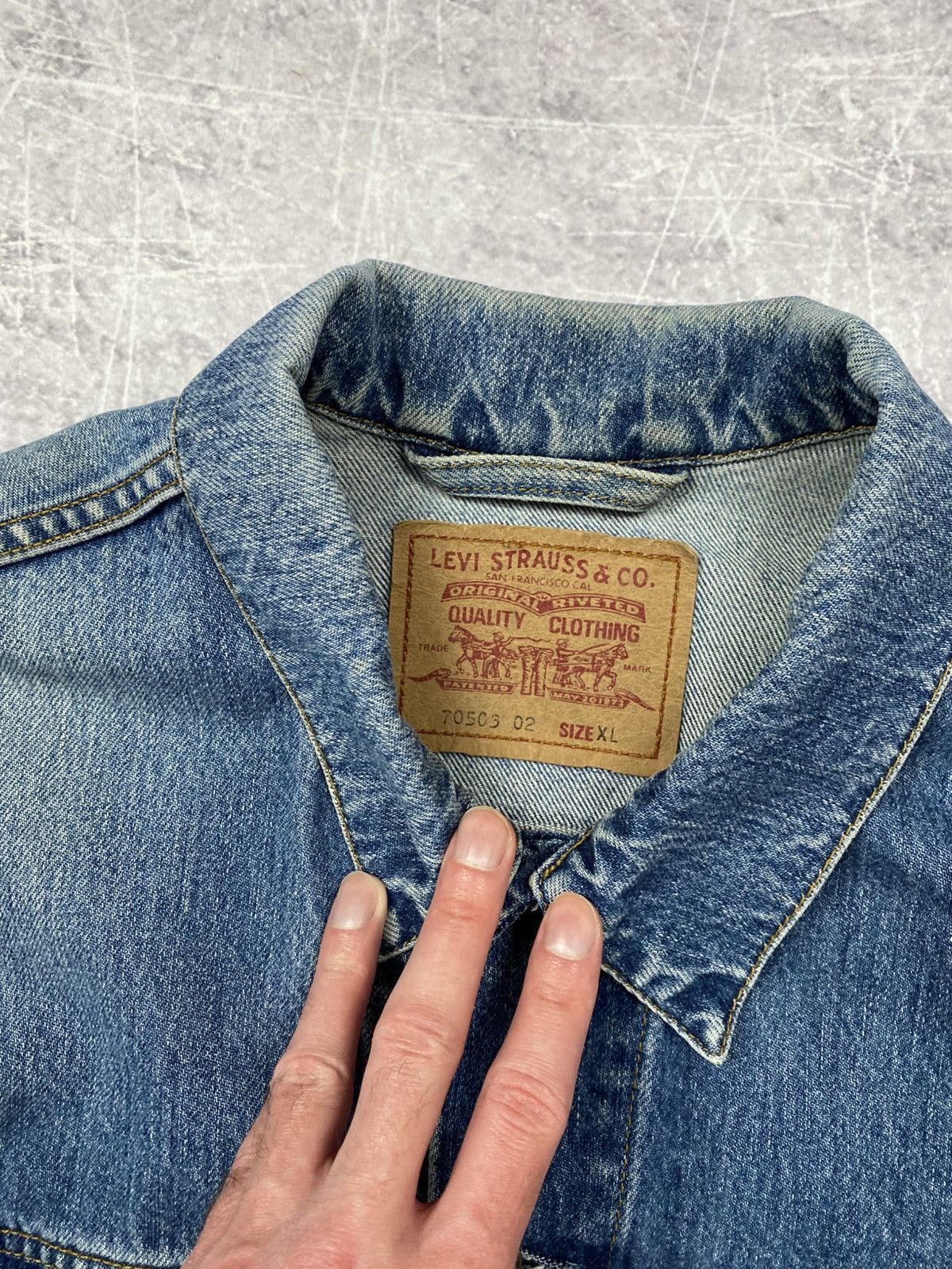 Levi's × Levi's Vintage Clothing × Vintage Levis vintage blue jacket Size US XL / EU 56 / 4 - 3 Thumbnail