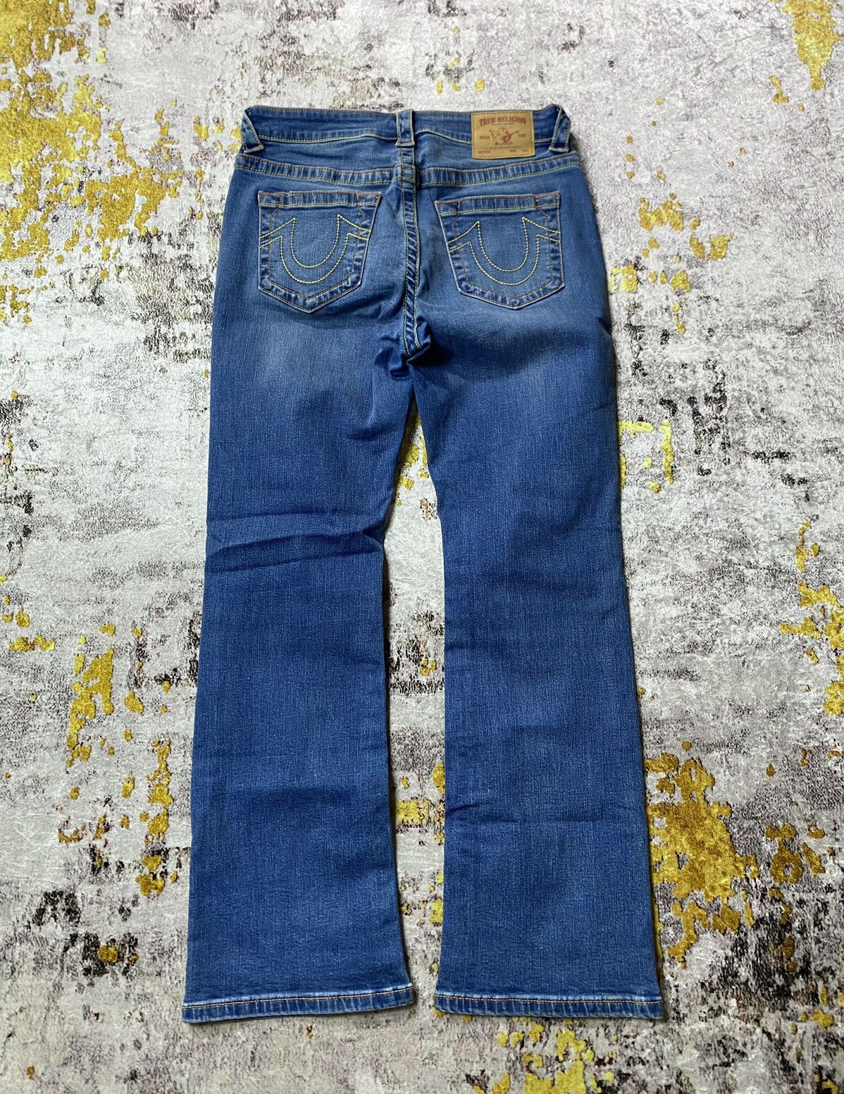 Japanese Brand × Le Grande Bleu (L.G.B.) × True Religion Y2K True Religion Washead Bootcut Jeans Size 28" / US 6 / IT 42 - 1 Thumbnail