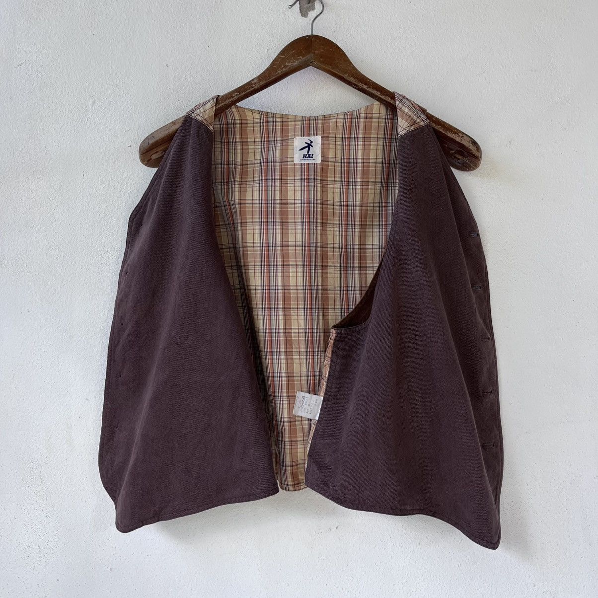 Hai Sporting Gear Hai Sporting Gear by Issey Miyake Mixed Fabric Vest Size US S / EU 44-46 / 1 - 7 Thumbnail