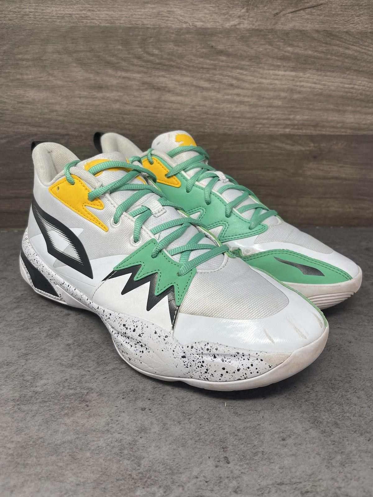 Puma Puma Genetics Sparkle Basketball Shoes Mens Size 9 White Size US 9 / EU 42 - 4 Thumbnail