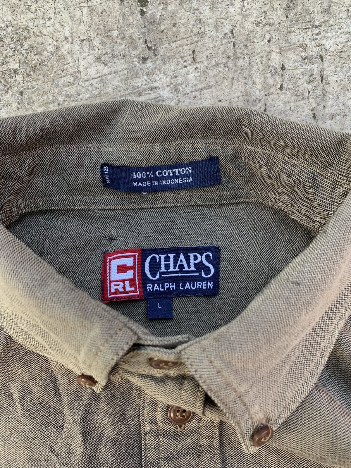 Chaps Ralph Lauren Vintage 90s 90s Chaps Lauren Button Up Logo Pocket Shirt Size US XL / EU 56 / 4 - 5 Thumbnail