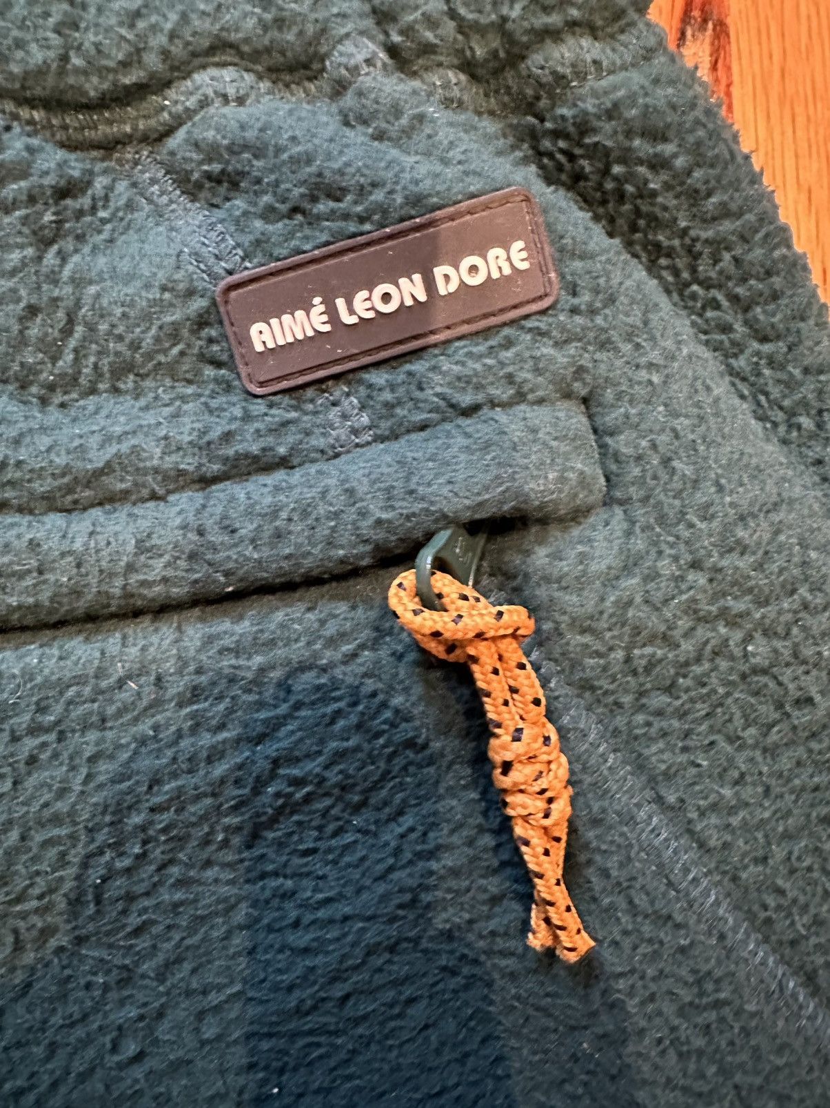 Aime Leon Dore ALD Aime Leon Dore Dark/Forest Green Fleece Pants Size US 29 - 4 Thumbnail