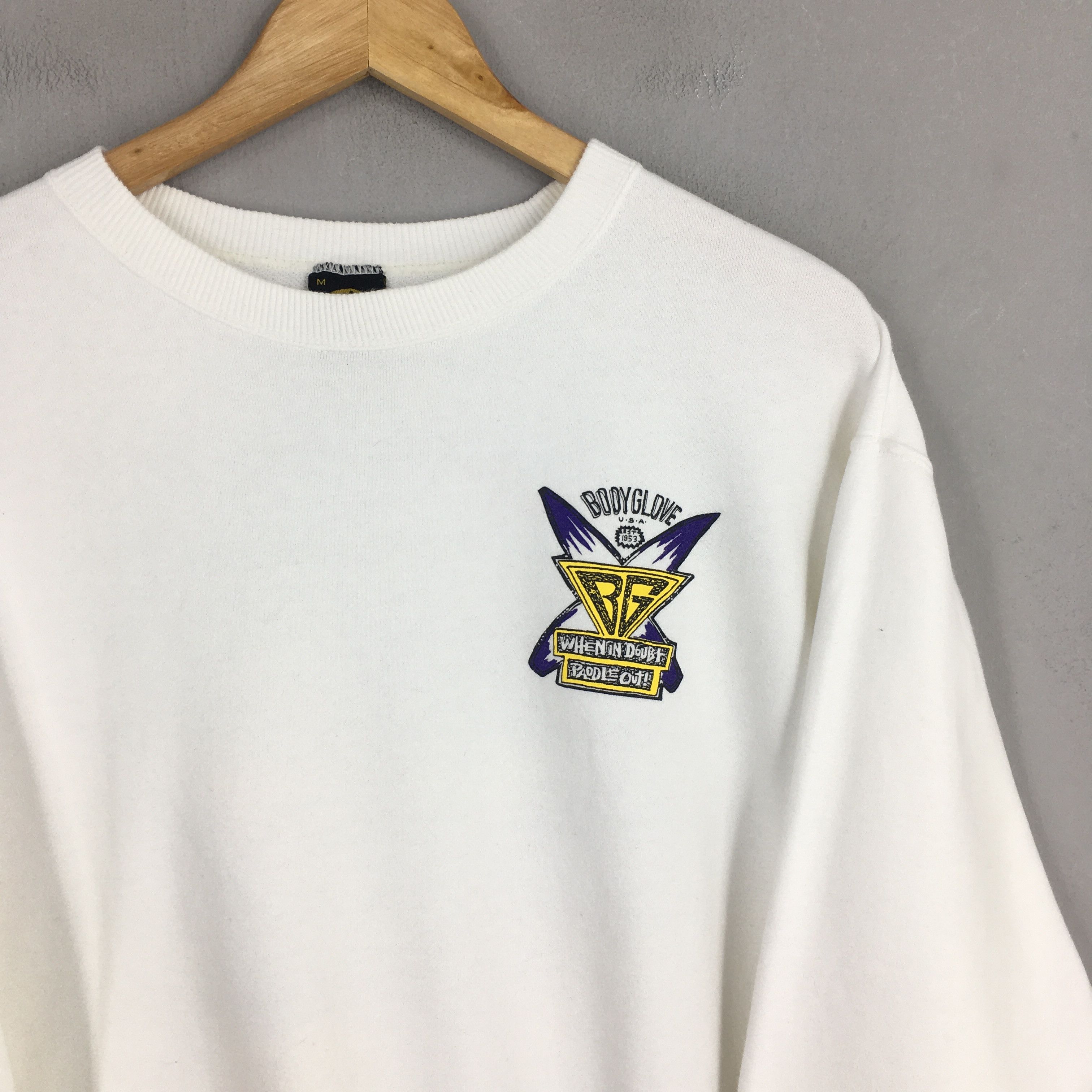 Body Glove × Vintage Vintage 90s Body Glove Surfing Sweatshirt Medium Size US M / EU 48-50 / 2 - 2 Thumbnail