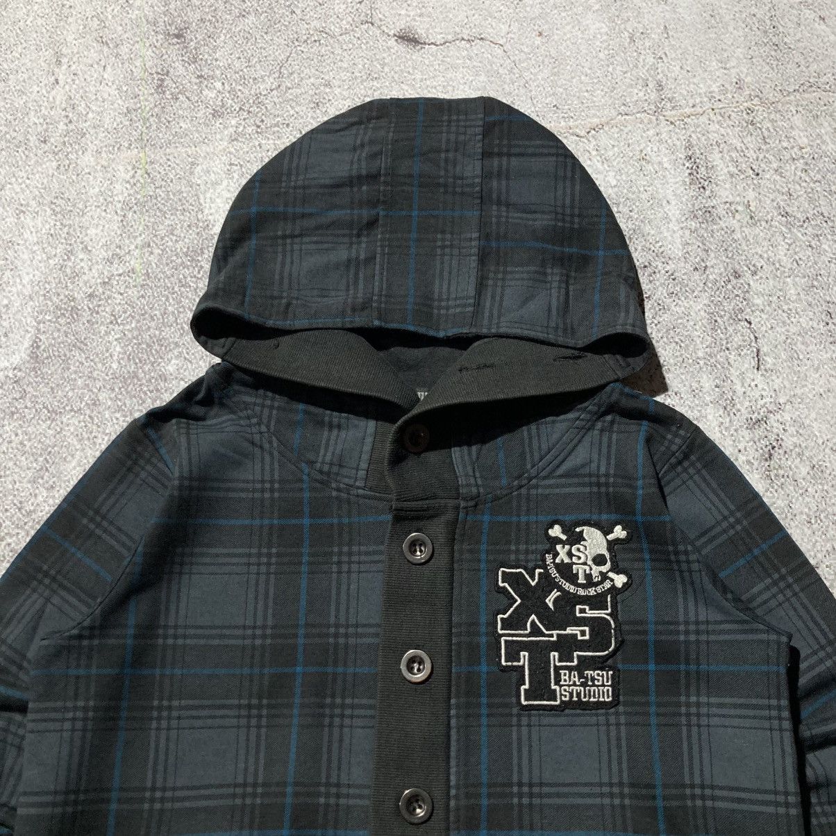 Japanese Brand 2000s Ba-Tsu Studio Skull Logo Punk Button Hoodie Sly Style Size US M / EU 48-50 / 2 - 8 Thumbnail