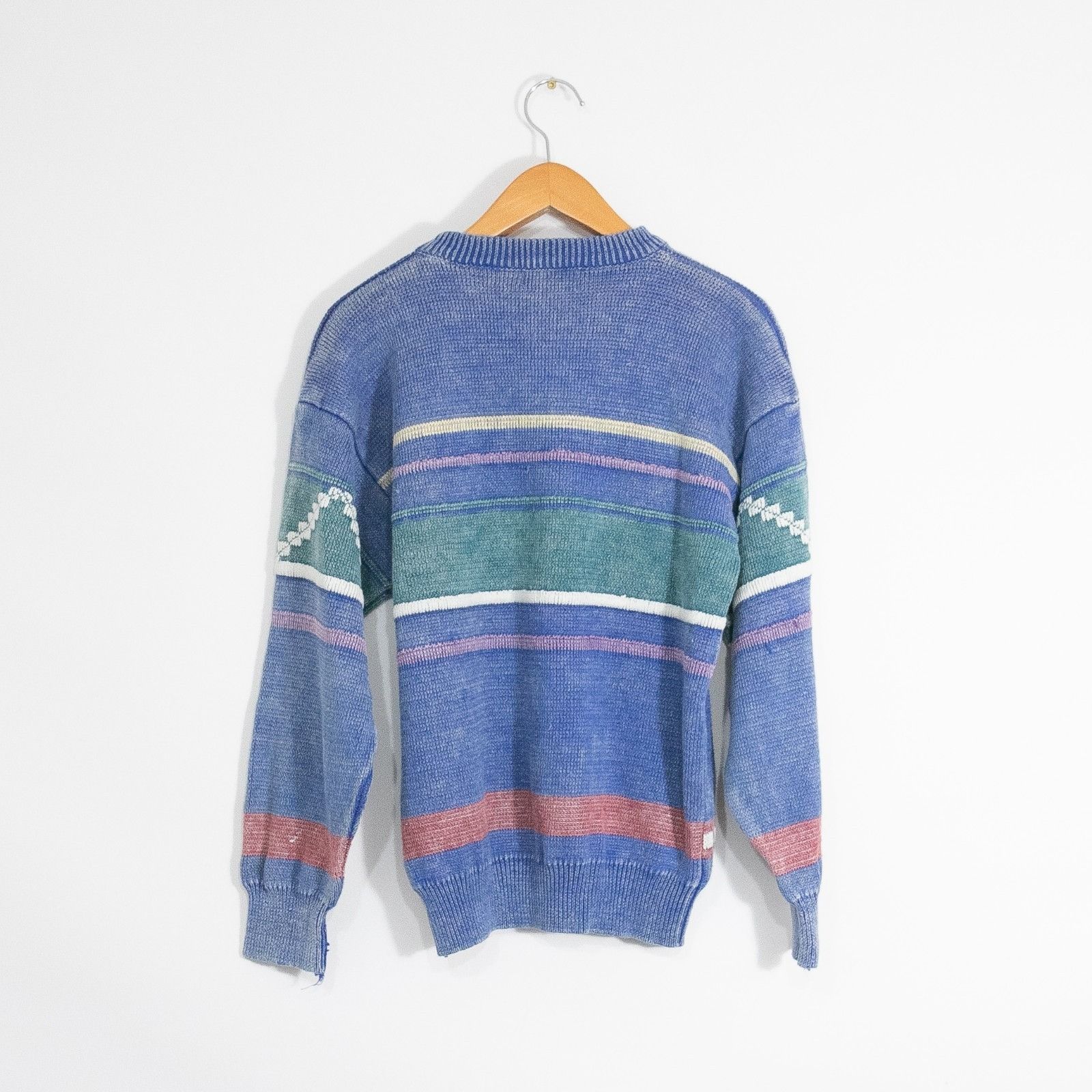 UNIONBAY Vintage 90s Unionbay Geometric Cotton Knit Sweater Small Size US S / EU 44-46 / 1 - 5 Thumbnail