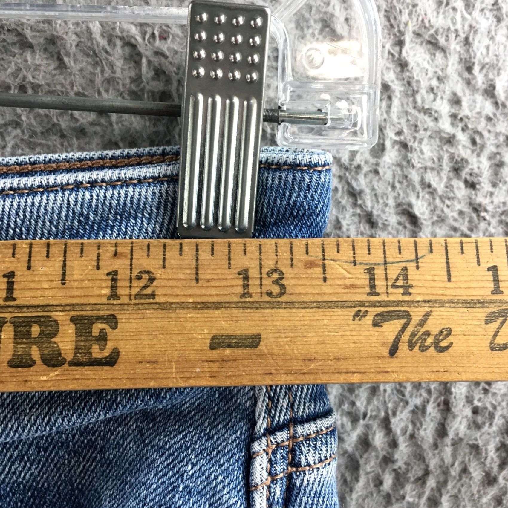 American Eagle Outfitters American Eagle Skinny Jeans Womens 27X27 Blue Distressed Stretch Zip Size 25" / US 0 / IT 36 - 5 Thumbnail
