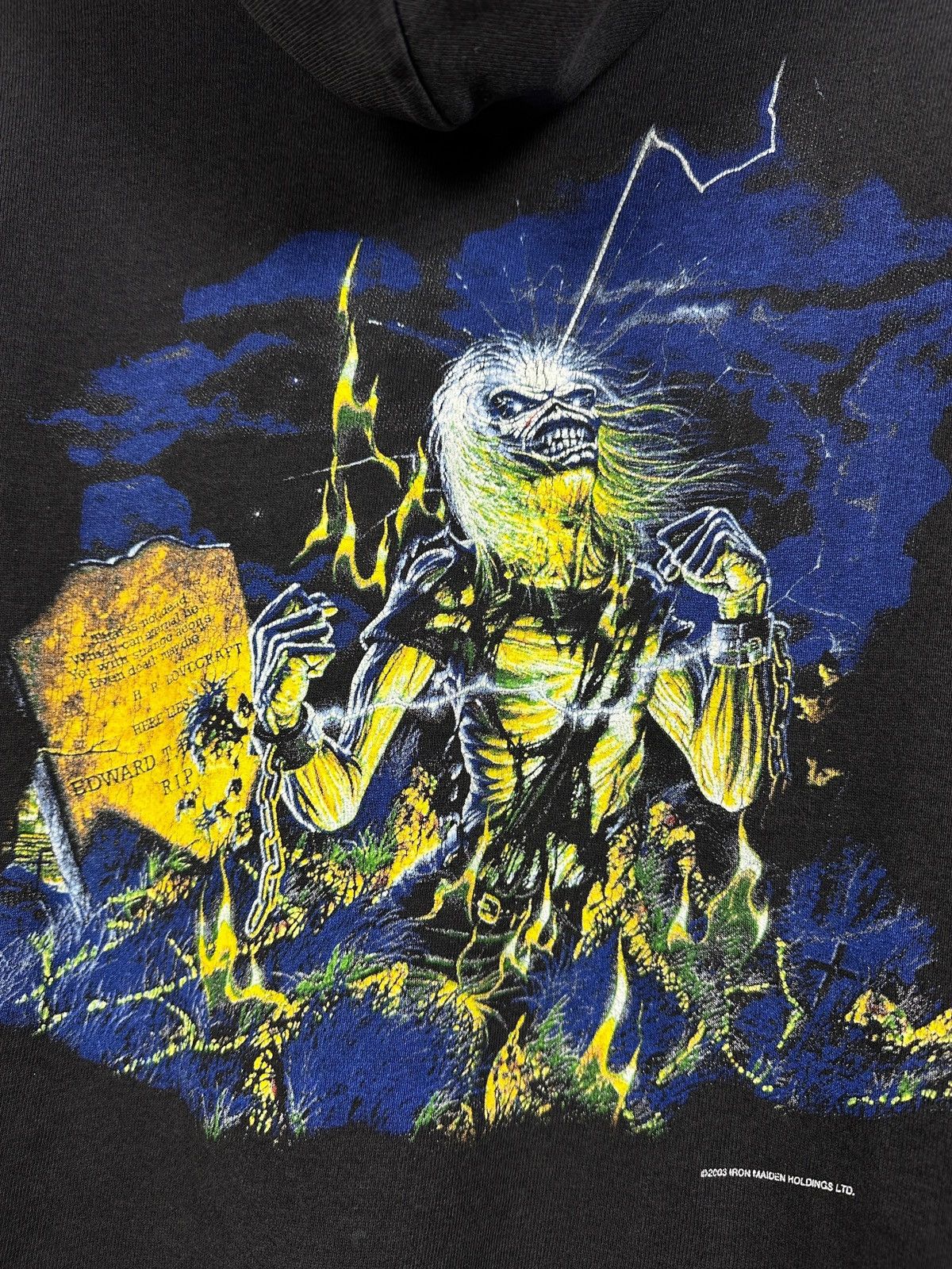 Band Tees 2003 Vintage Iron Maiden Live After Death Faded Band T-Shirt Size US M / EU 48-50 / 2 - 13 Thumbnail