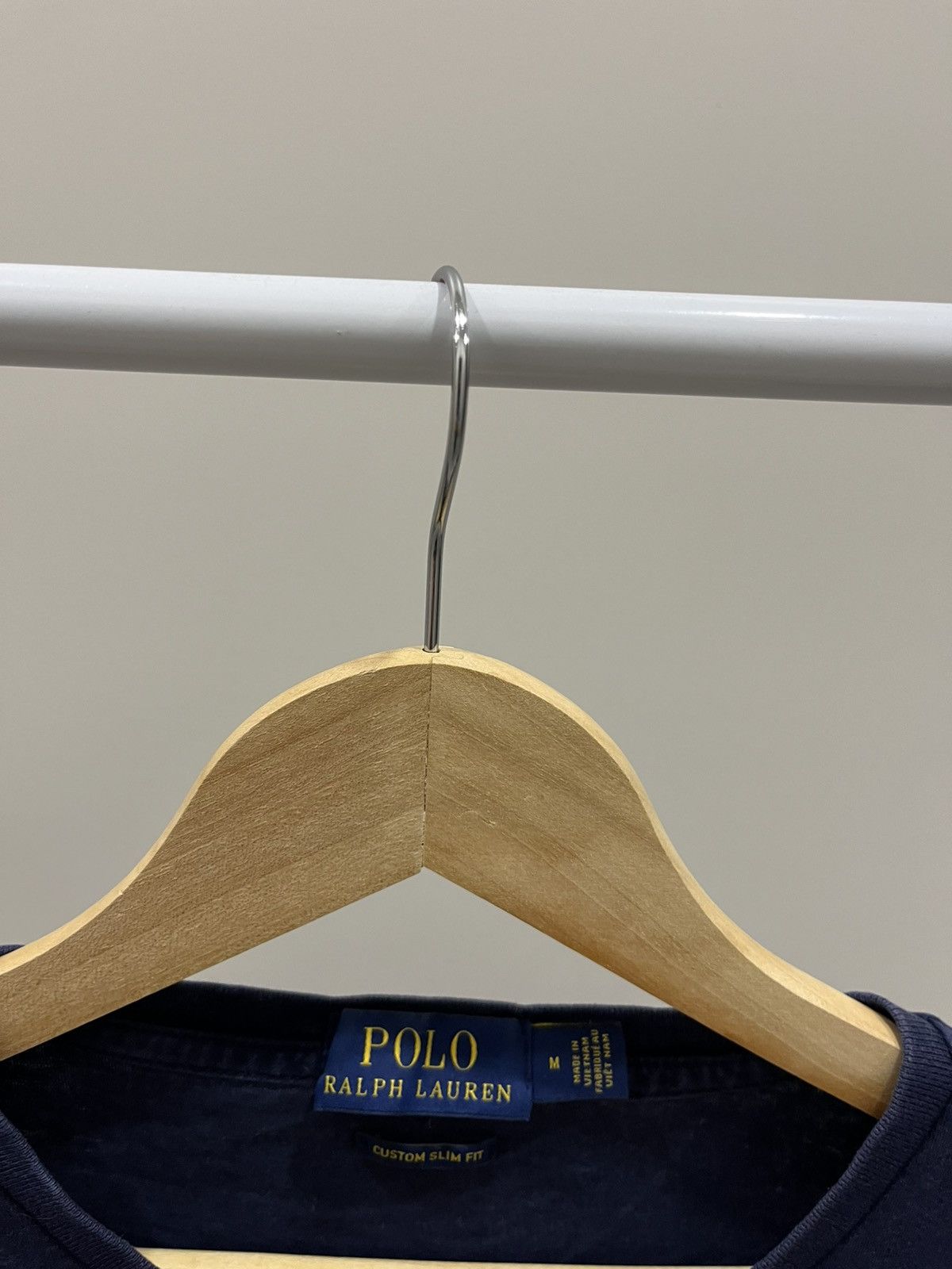 Vintage Mens Polo Ralph Lauren T Shirt Blue Big Logo Y2K Size M Size US M / EU 48-50 / 2 - 4 Thumbnail
