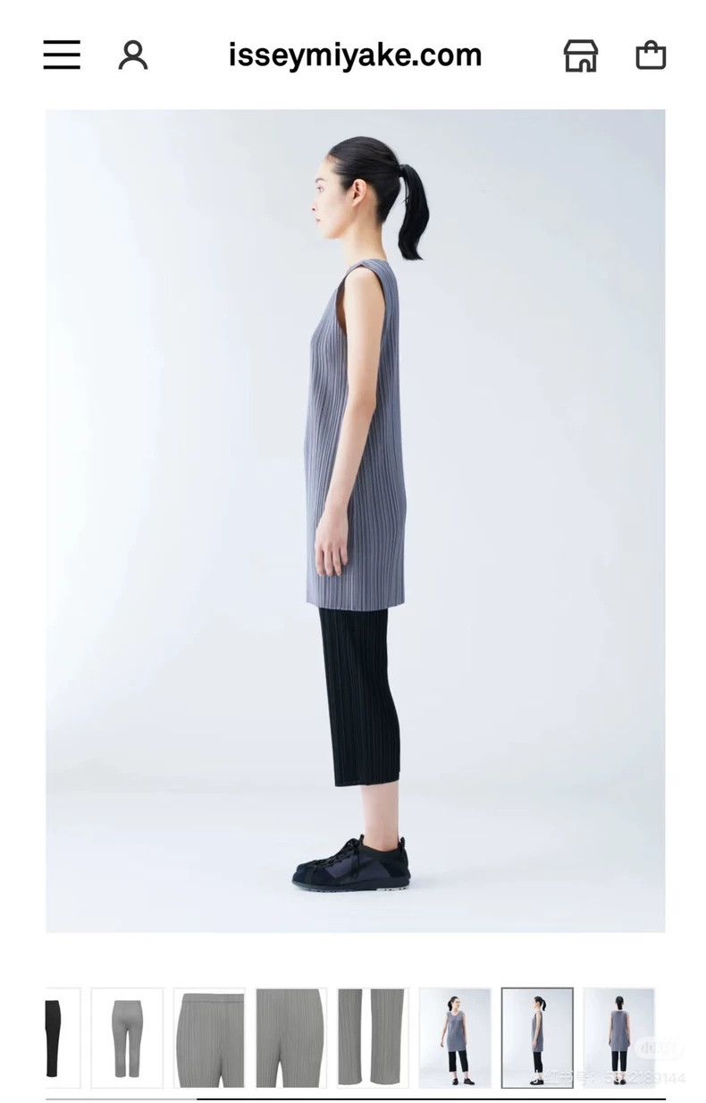 Issey Miyake issey miyake size:1 Black capri pants Size 42" / US 20 - 2 Thumbnail