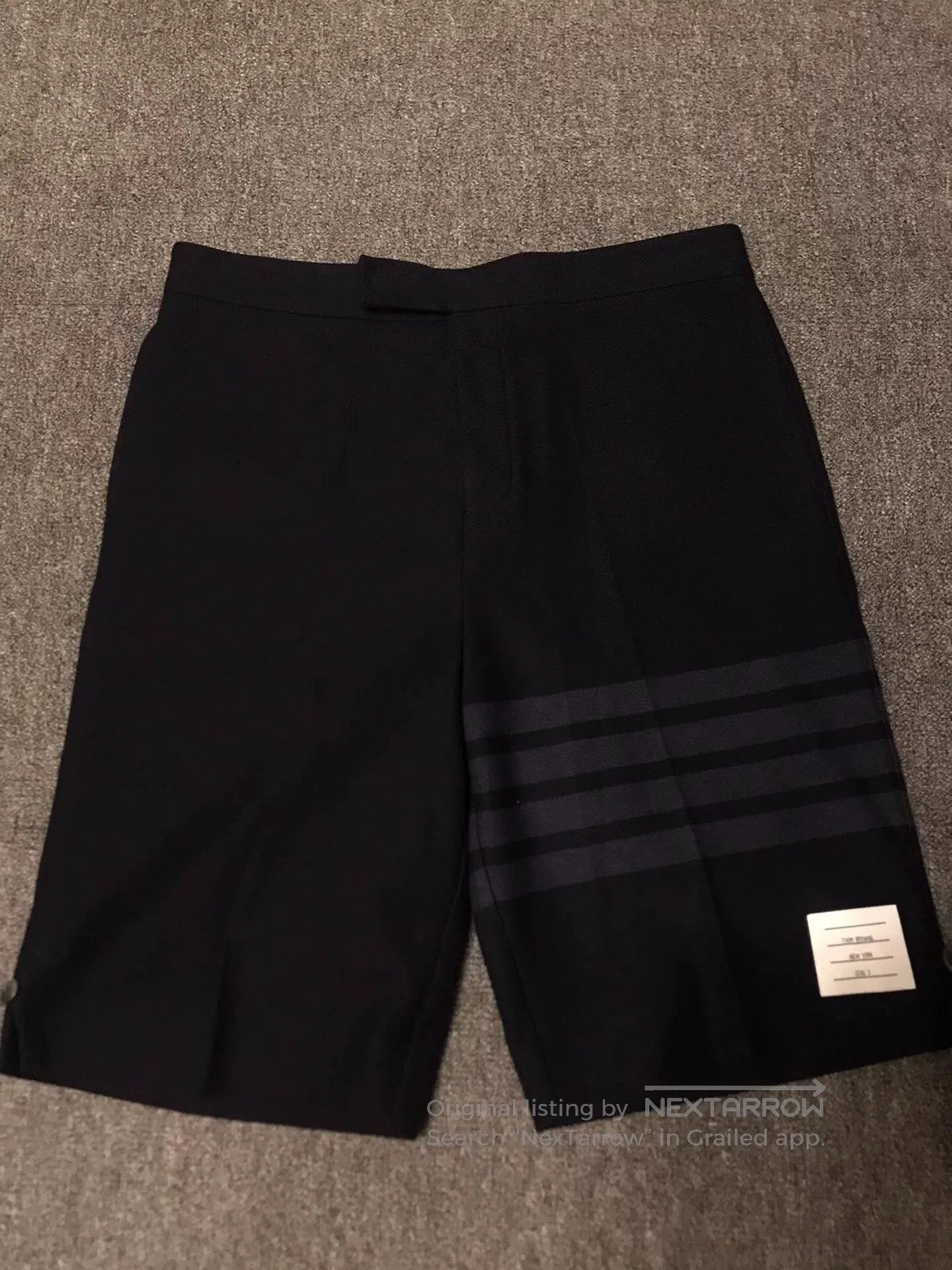 Thom Browne Thom Browne Dark Navy Striped Shorts. Size US 28 / EU 44 - 1 Thumbnail